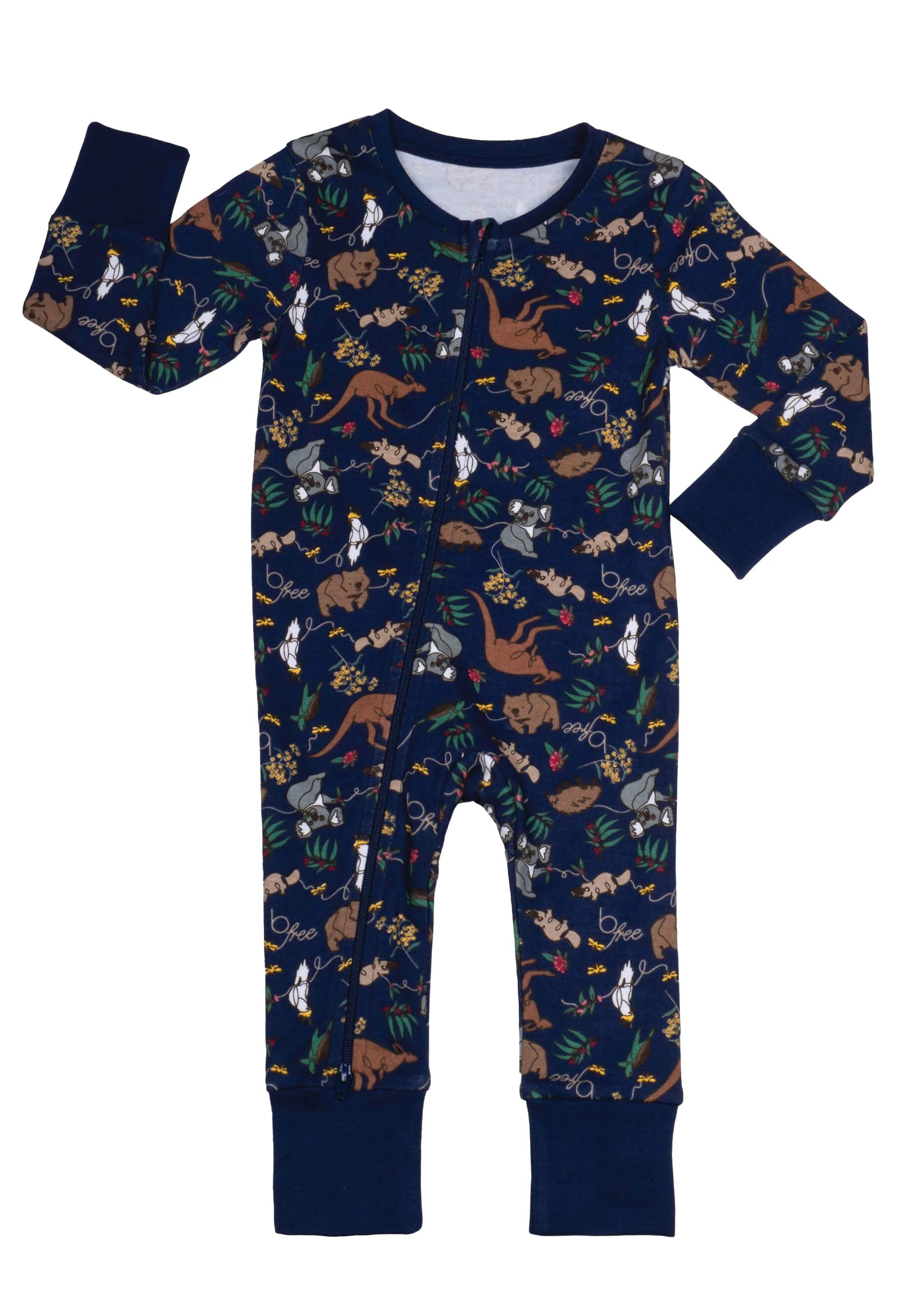 100% Organic Cotton 2-Way Zip Babysuit - Image 10