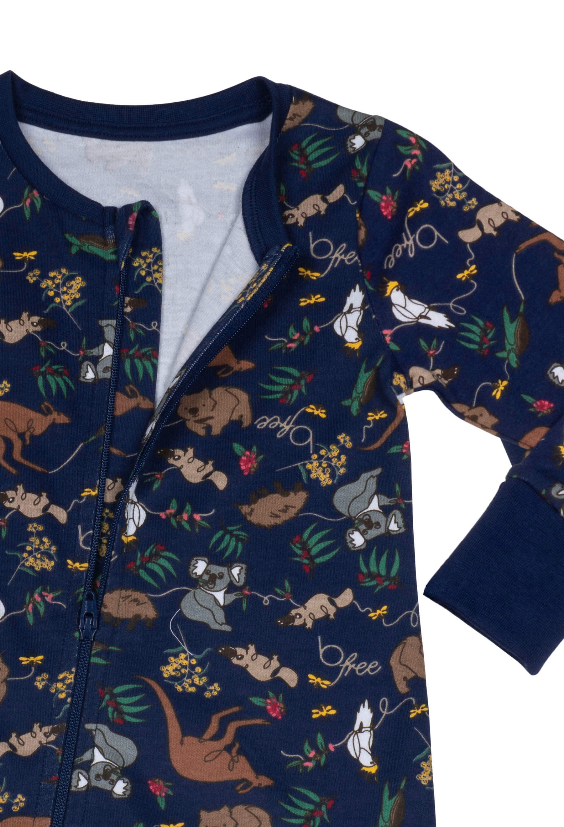 100% Organic Cotton 2-Way Zip Babysuit - Image 12