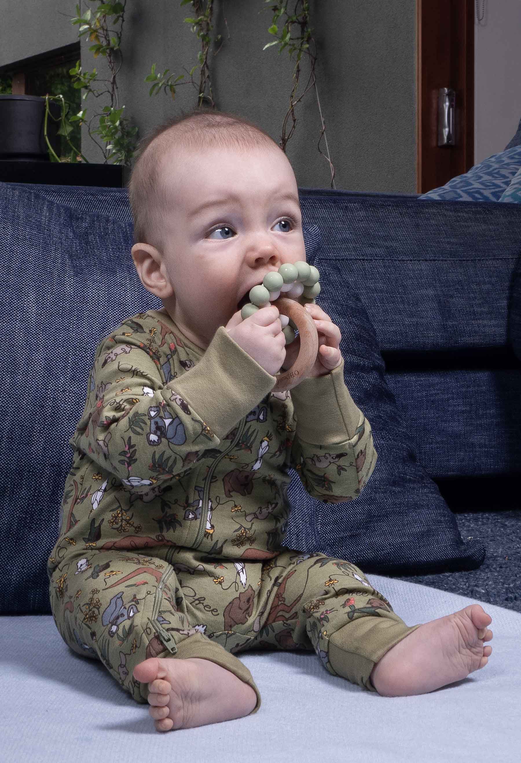 100% Organic Cotton 2-Way Zip Babysuit - Image 14