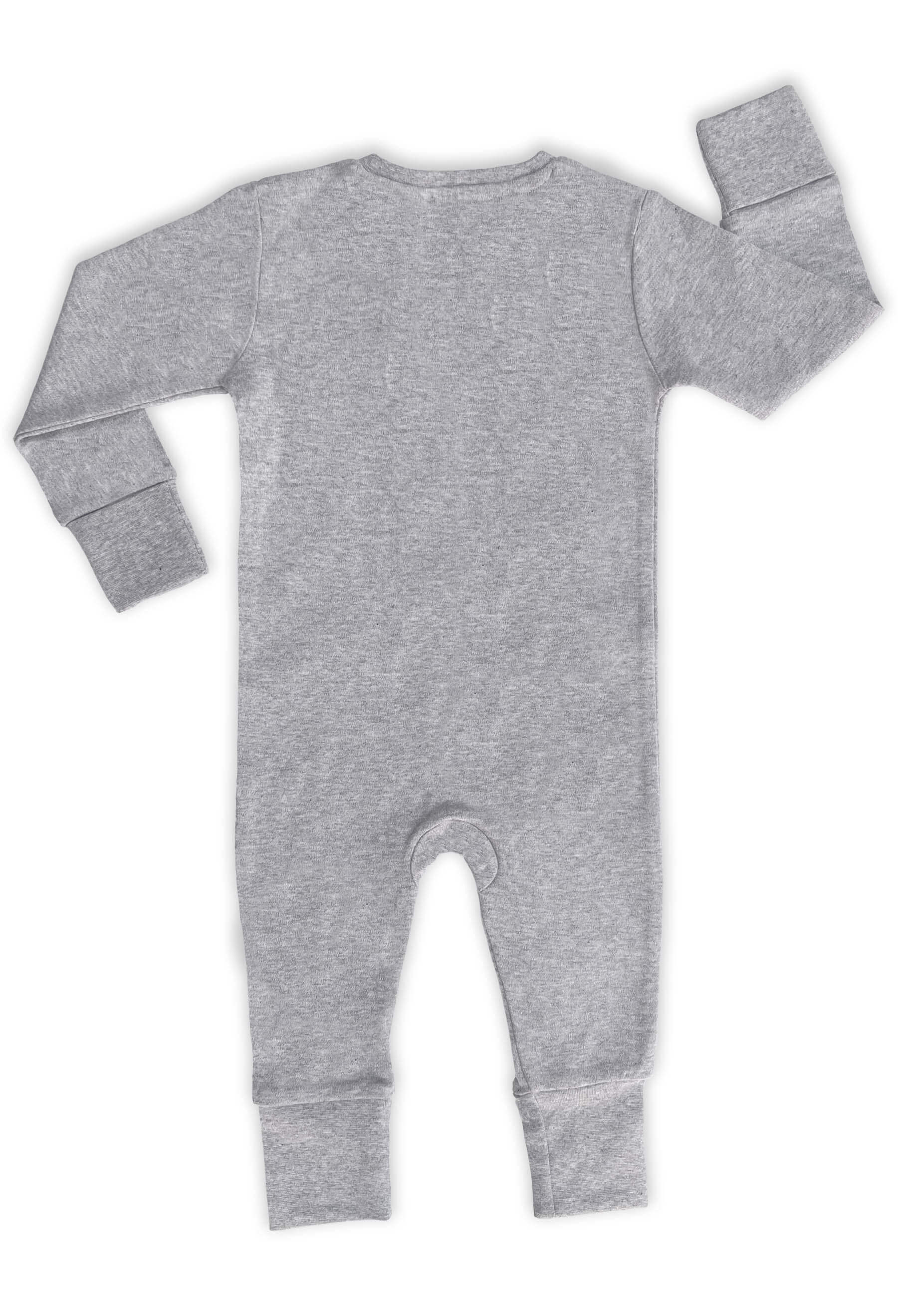 100% Organic Cotton 2-Way Zip Babysuit - Image 2
