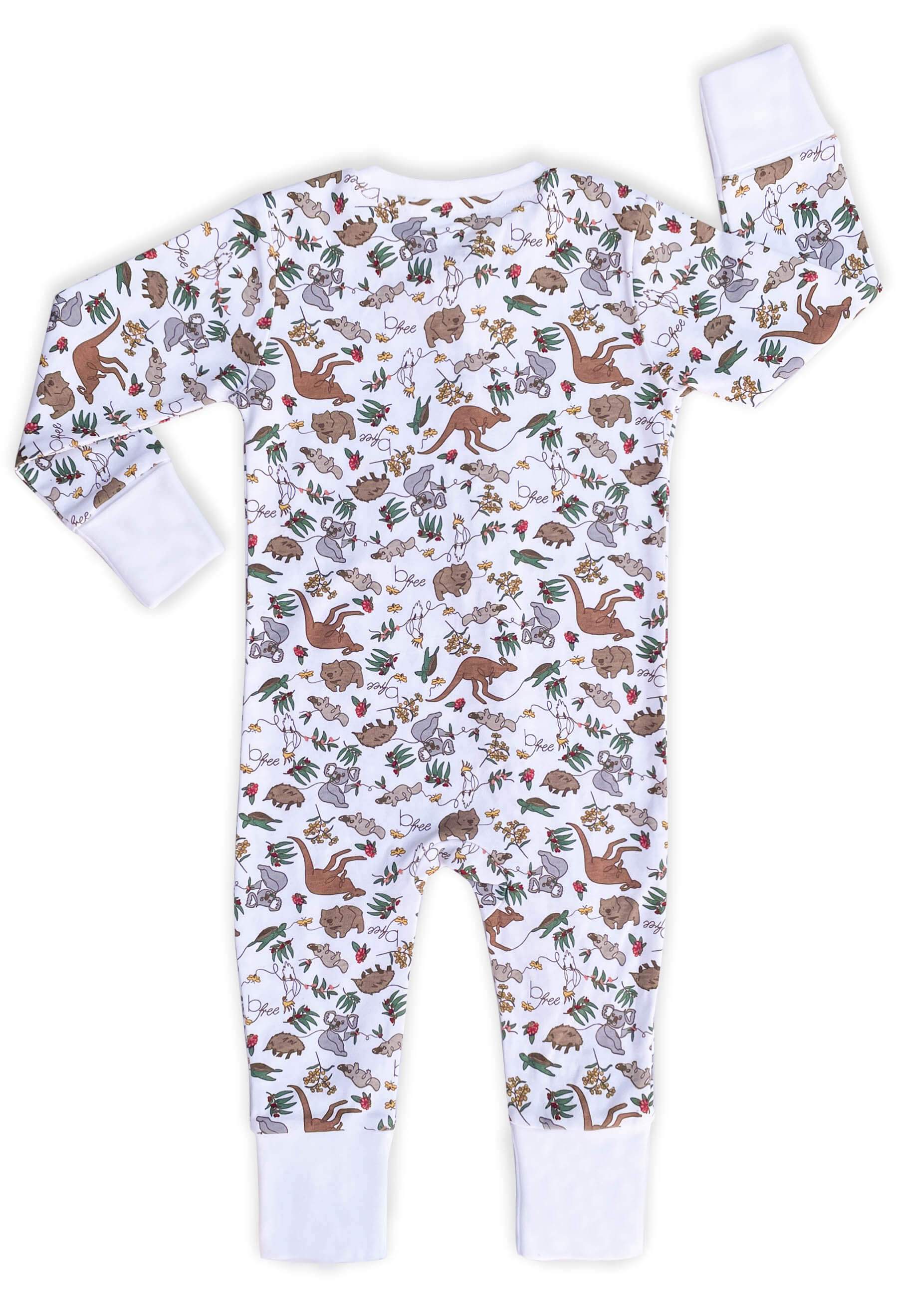 100% Organic Cotton 2-Way Zip Babysuit - Image 8