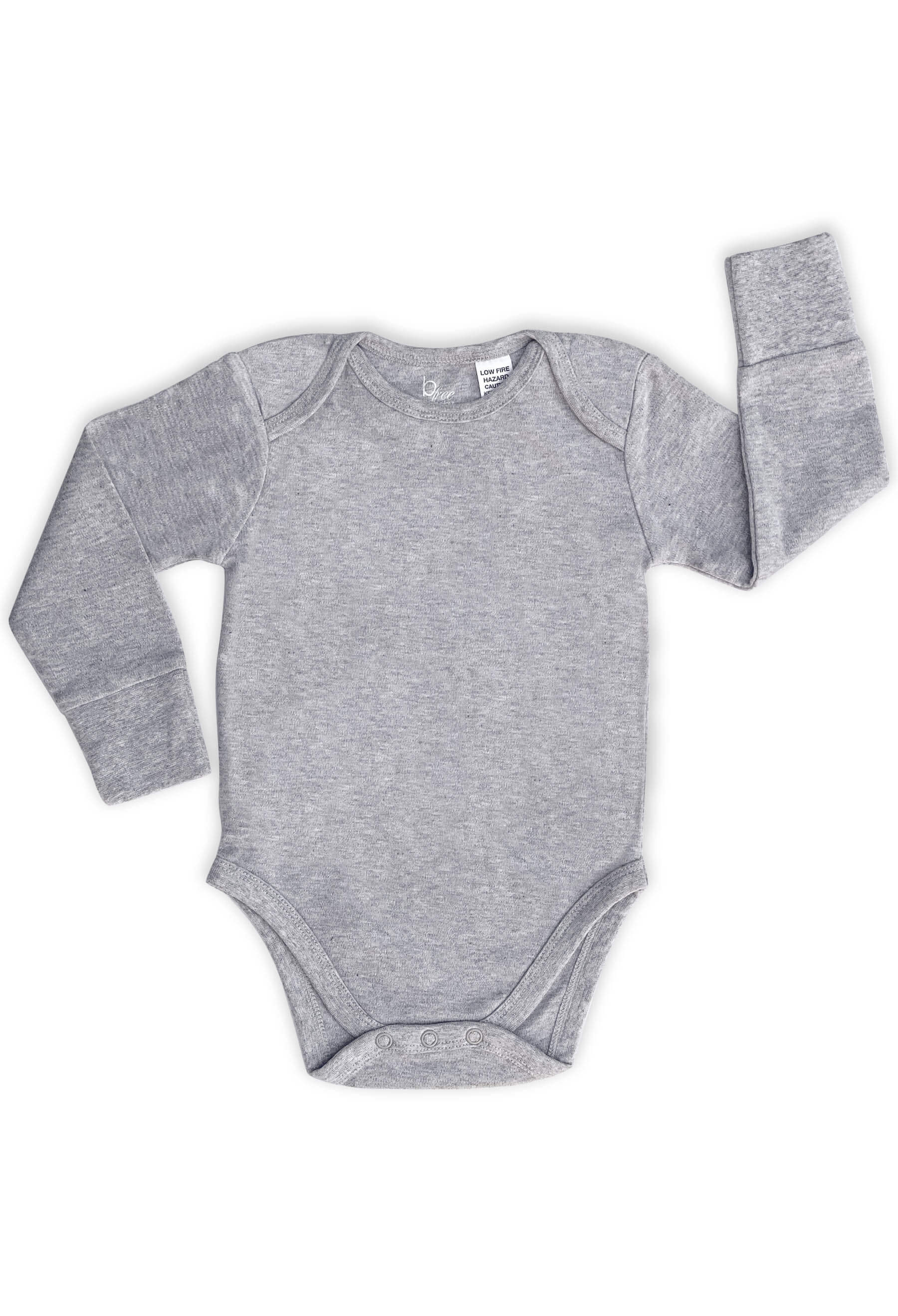 100% Organic Cotton | Long Sleeve Baby Bodysuit - Image 7