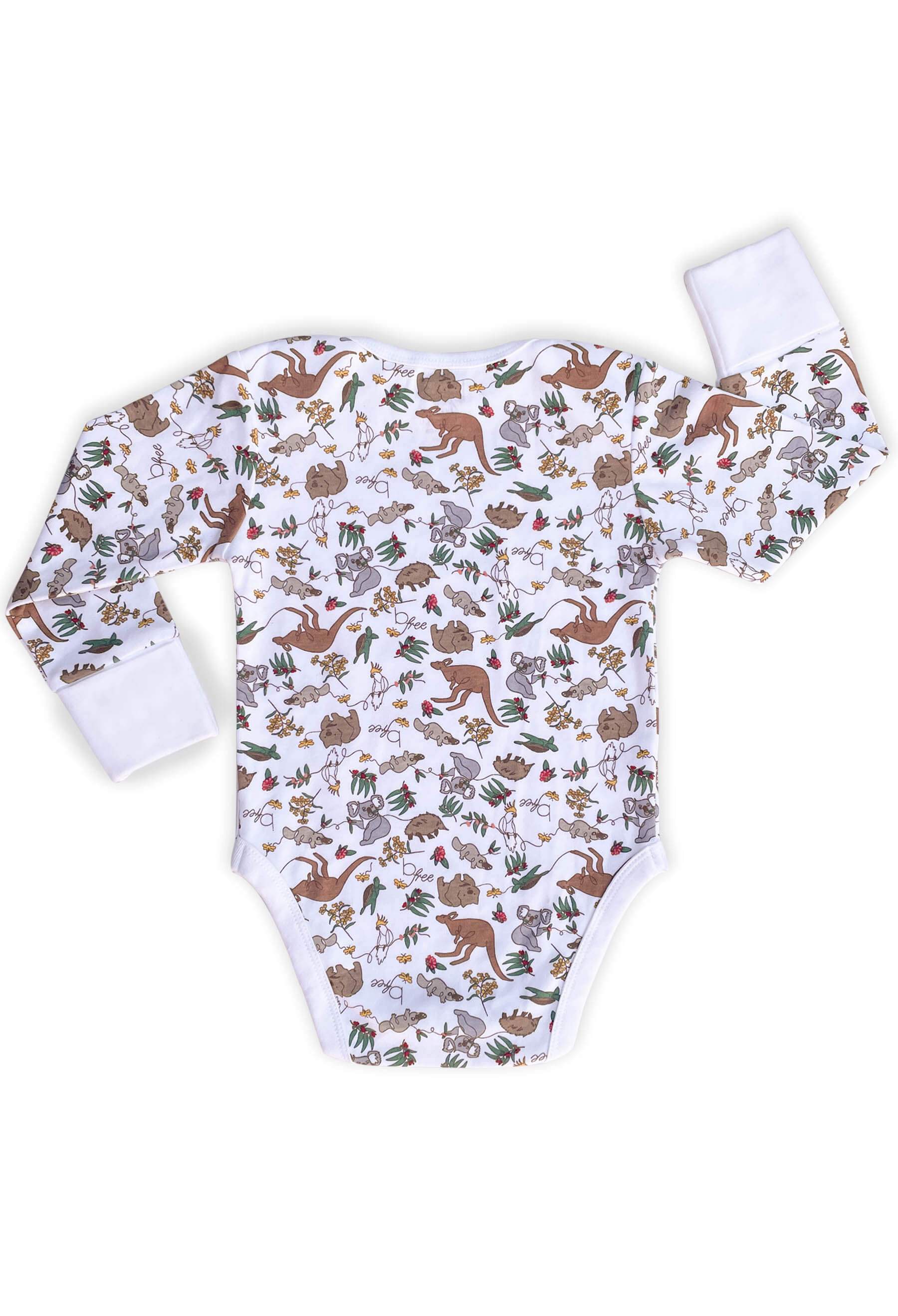100% Organic Cotton | Long Sleeve Baby Bodysuit - Image 4