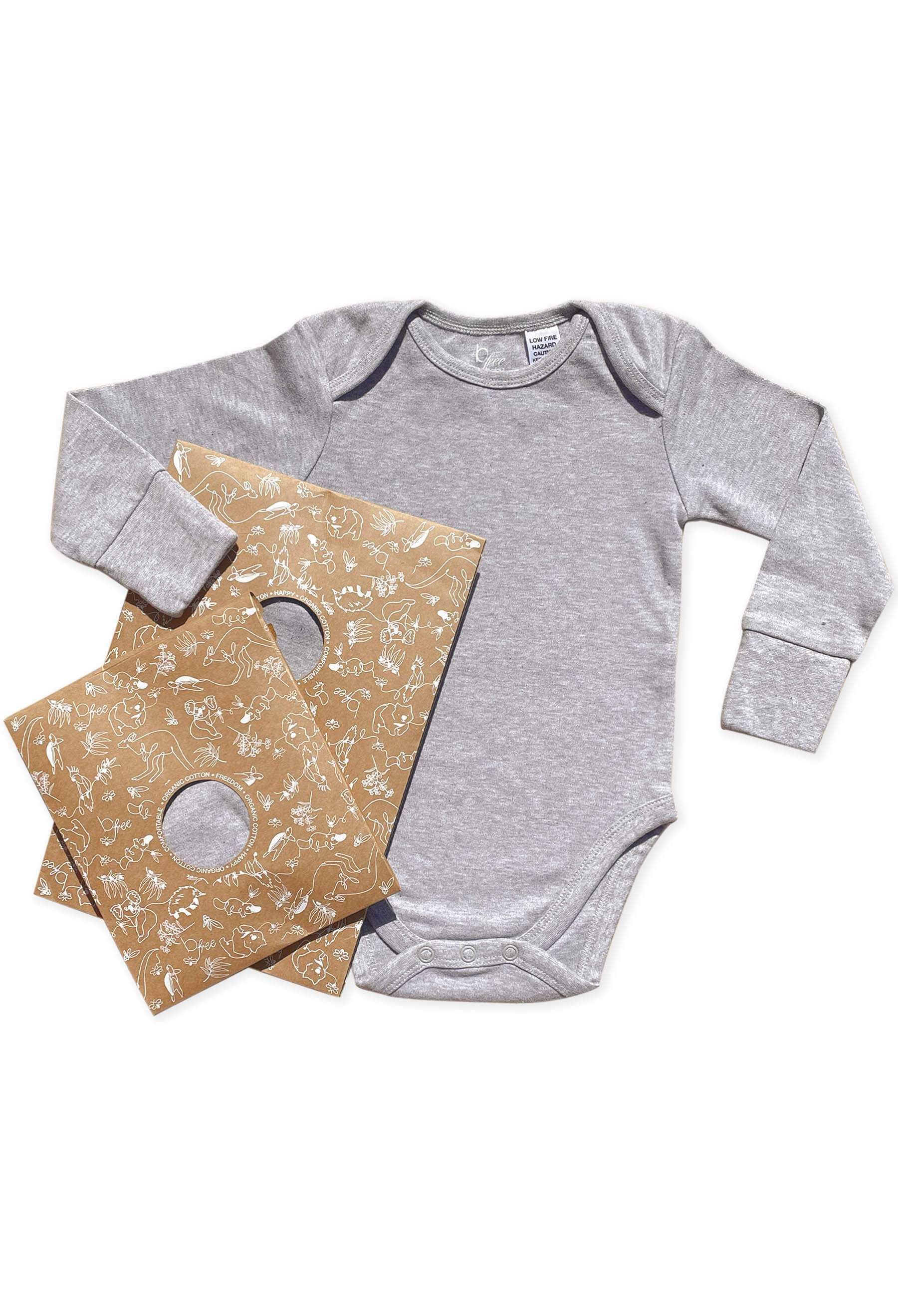 100% Organic Cotton | Long Sleeve Baby Bodysuit - Image 12