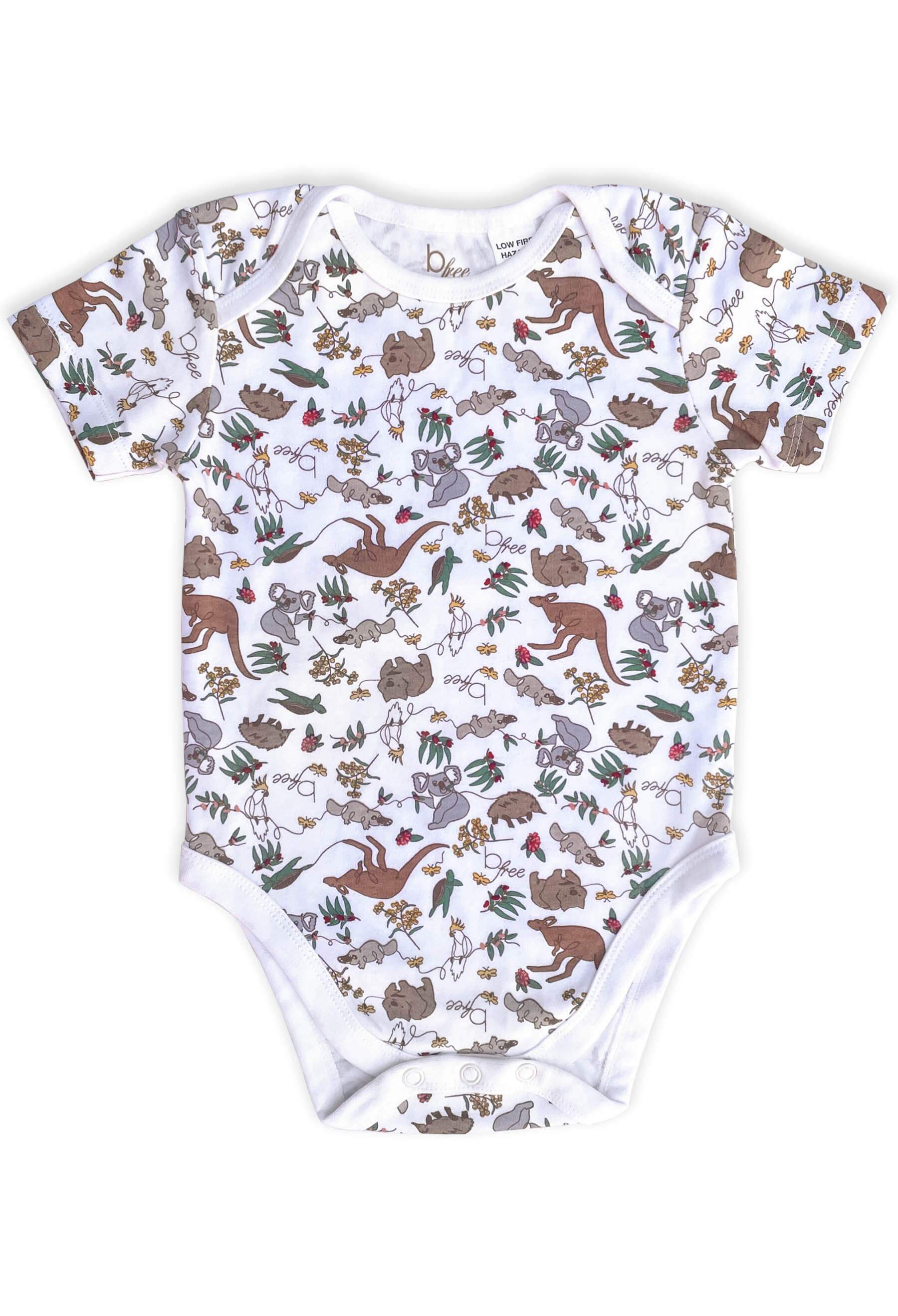 100% Organic Cotton Short Sleeve Baby Bodysuit - Image 12
