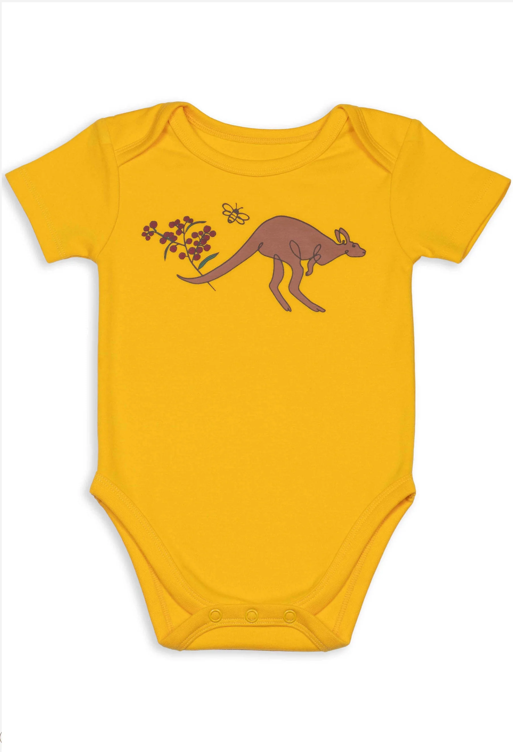 100% Organic Cotton Short Sleeve Baby Bodysuit - Image 20