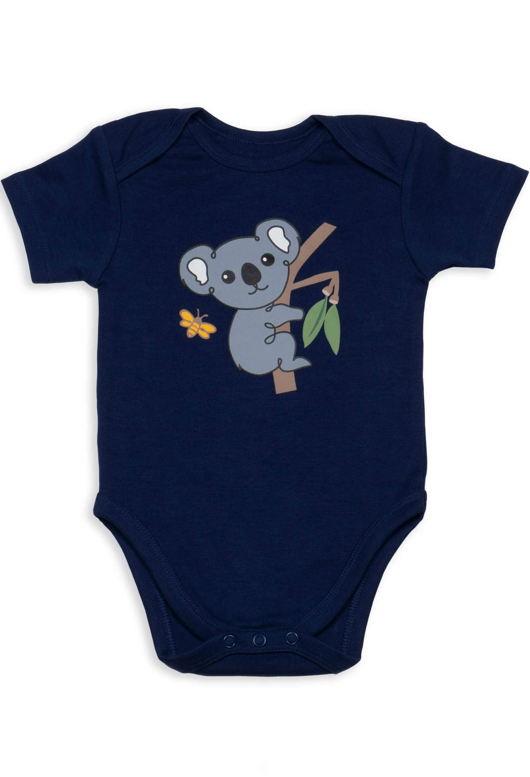 100% Organic Cotton Short Sleeve Baby Bodysuit - Image 22