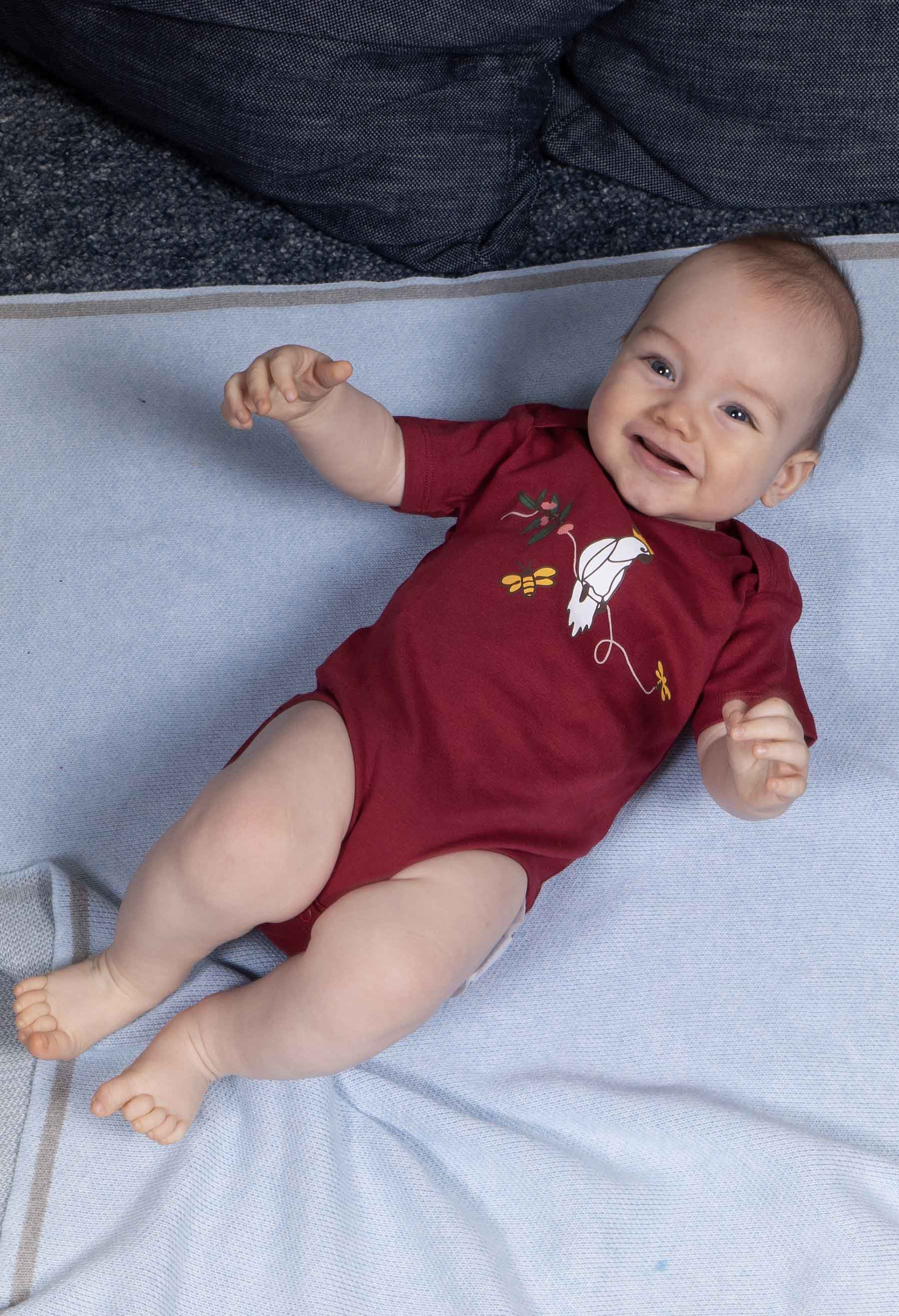 100% Organic Cotton Short Sleeve Baby Bodysuit - 4 Pack - Image 15