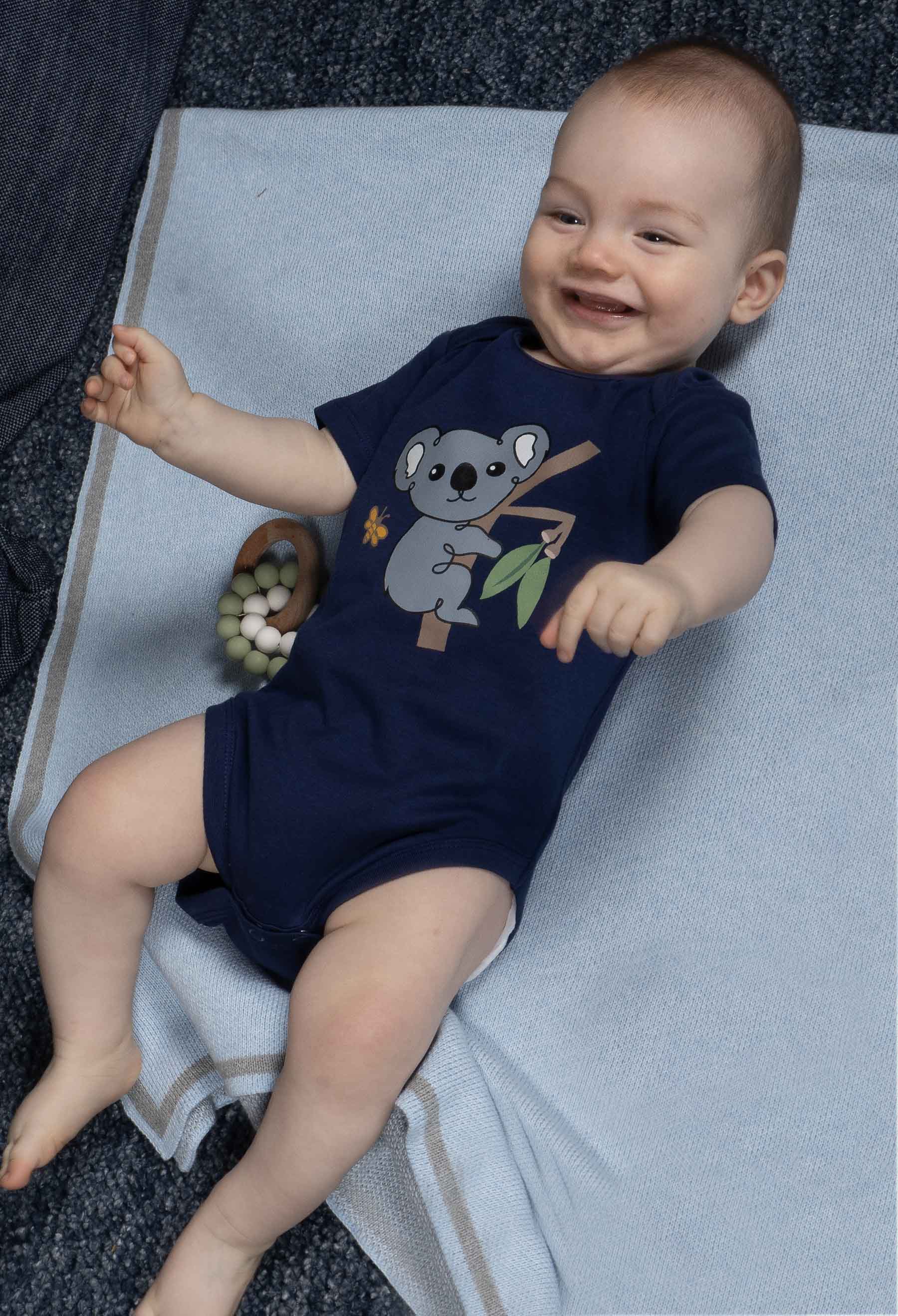 100% Organic Cotton Short Sleeve Baby Bodysuit - 4 Pack - Image 17