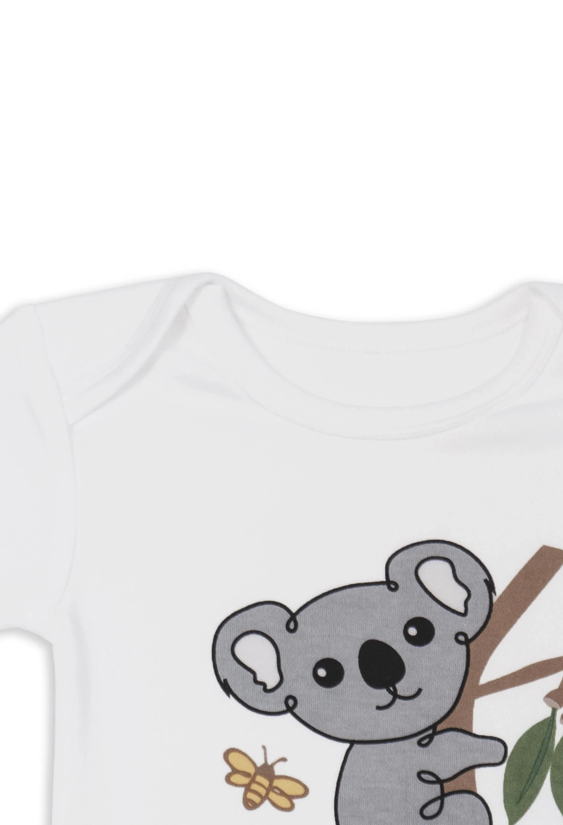 100% Organic Cotton Short Sleeve Baby Bodysuit - 4 Pack - Image 6