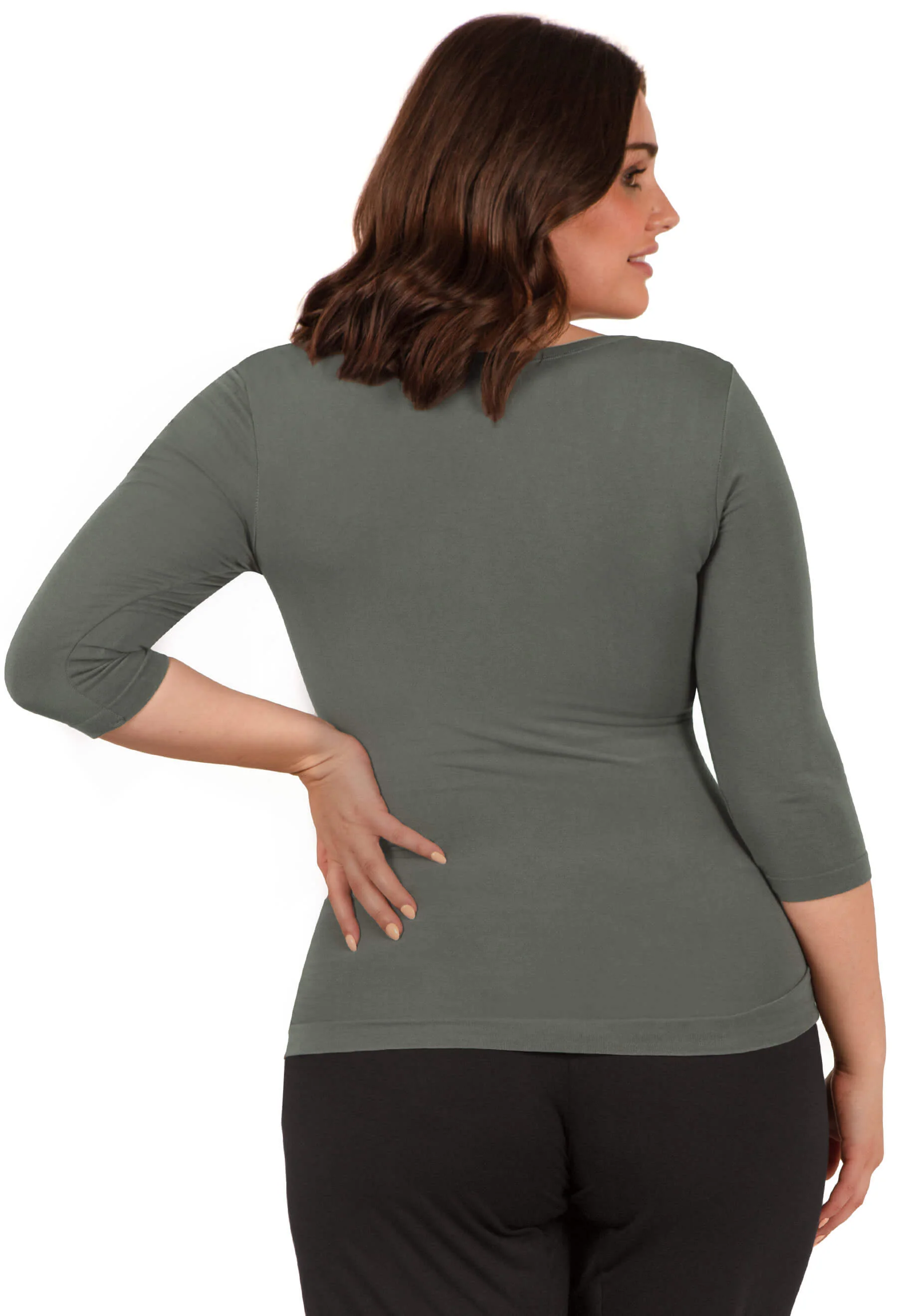 Bamboo 3/4 Sleeve Top - Image 14