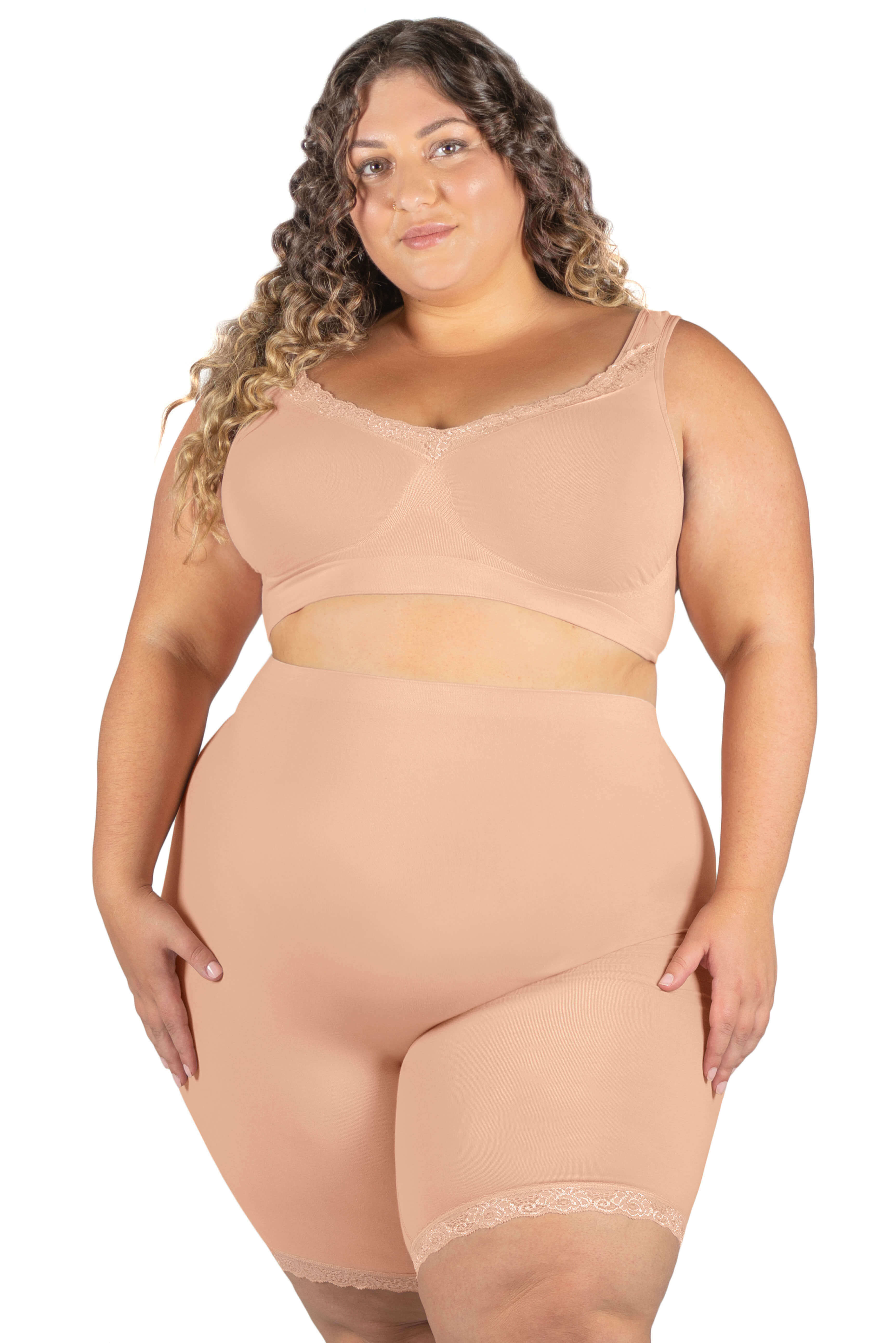 Post Surgery Comfort Long Shorts | Seamless Cotton Blend - Image 6