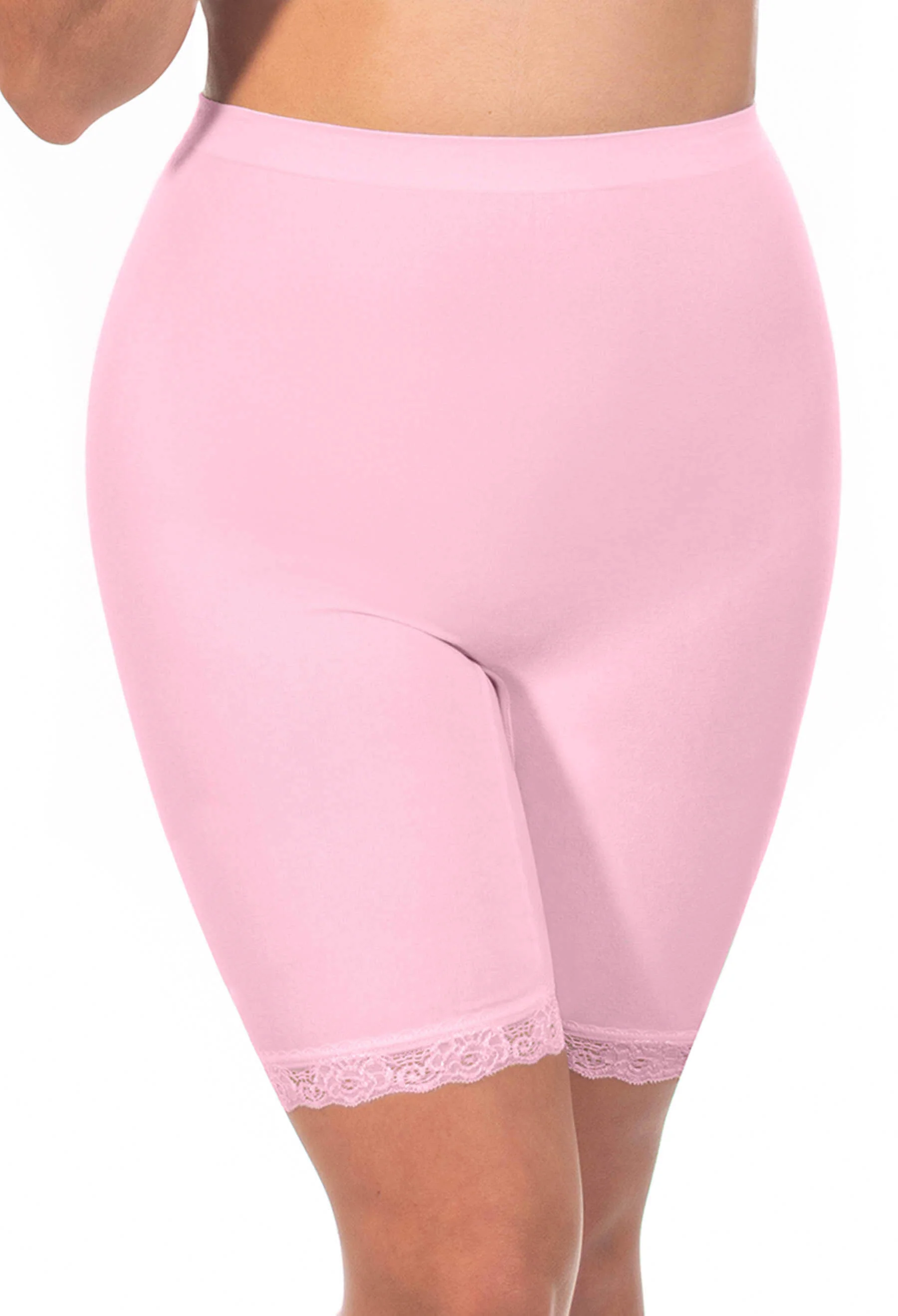 Cotton Rich Long Shorts I High Rise - 3 Pack - Image 11