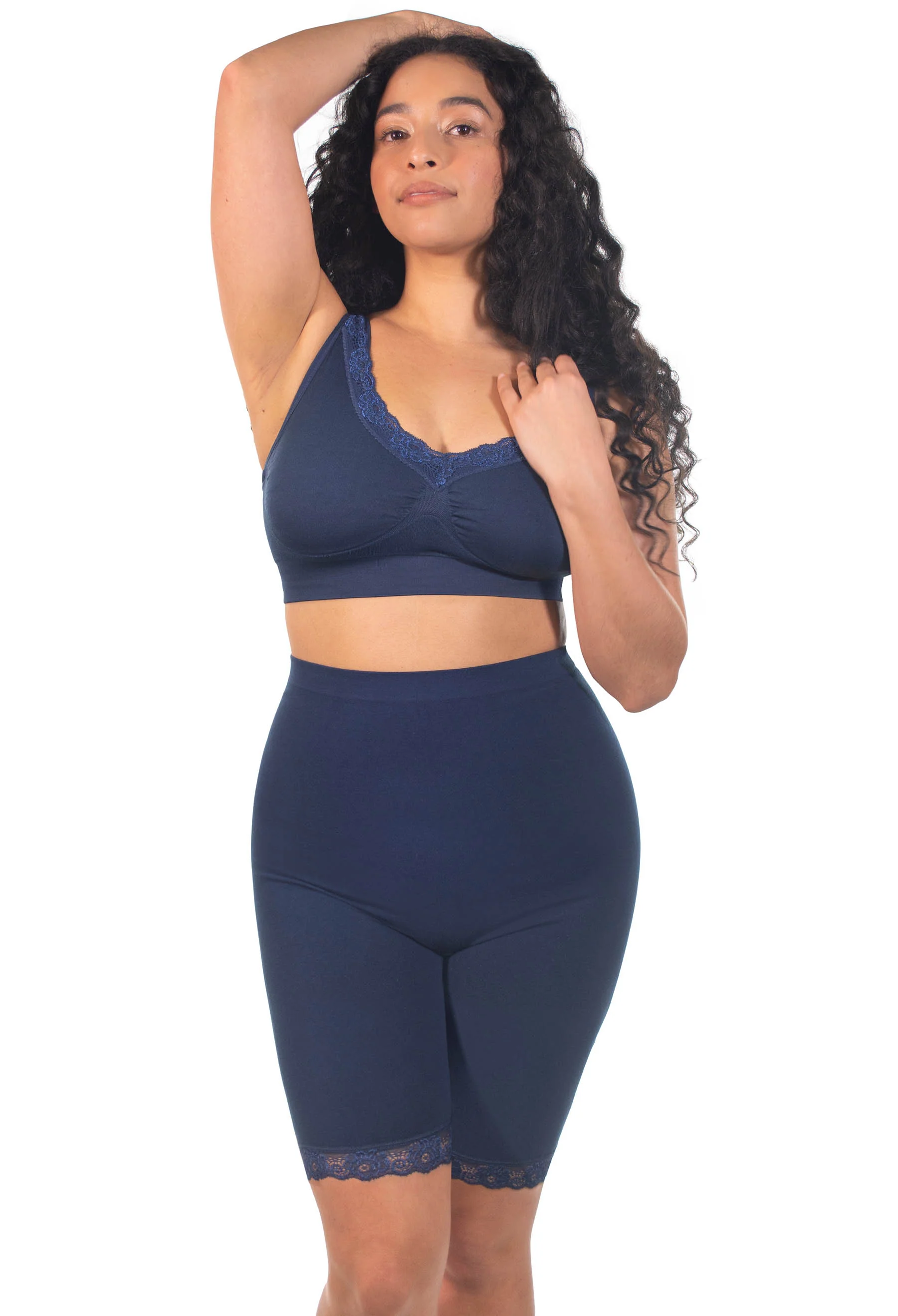 Post Surgery Comfort Long Shorts | Seamless Cotton Blend - Image 23