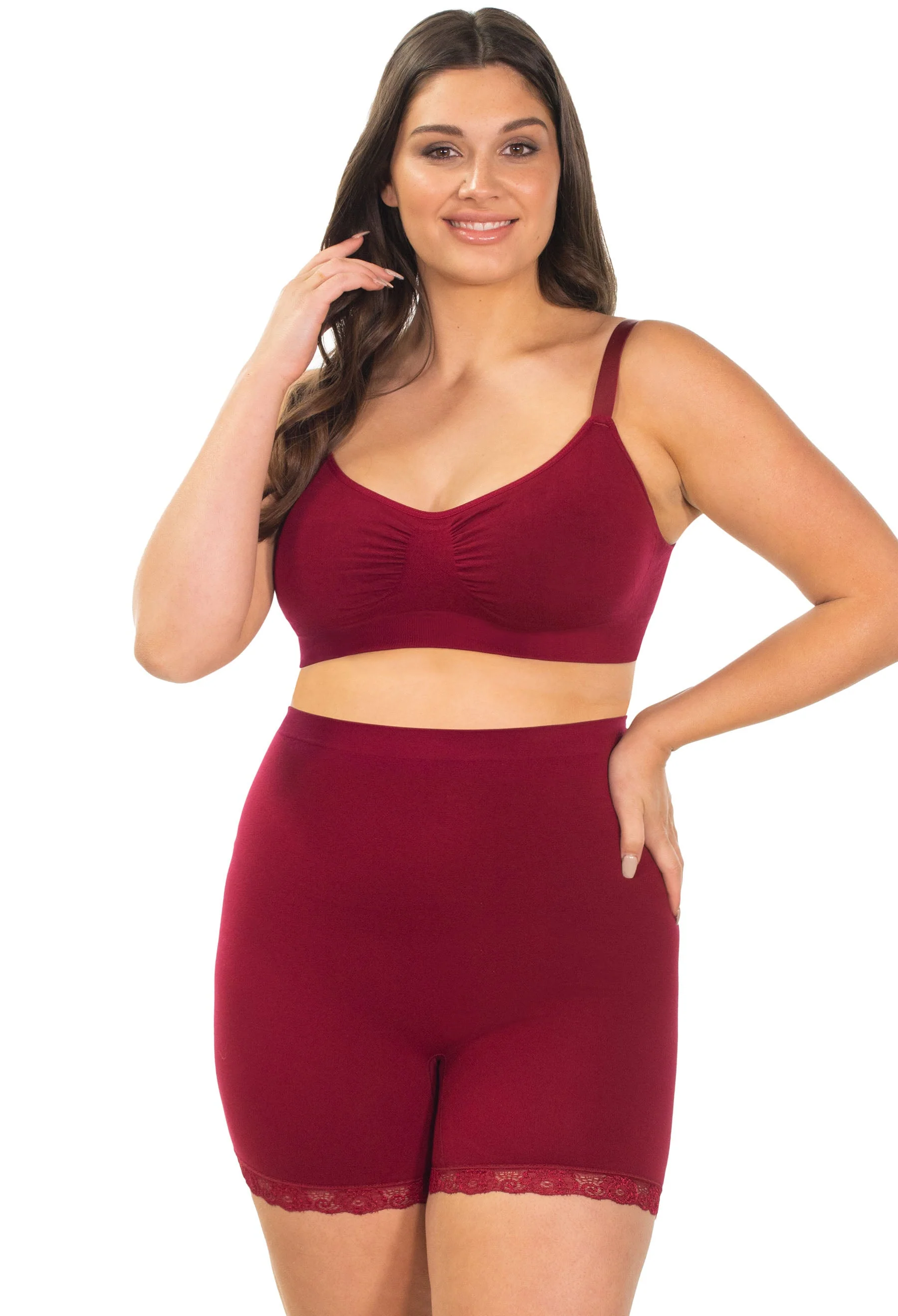 Cotton Rich Shorts I High Rise - 3 Pack - Image 15