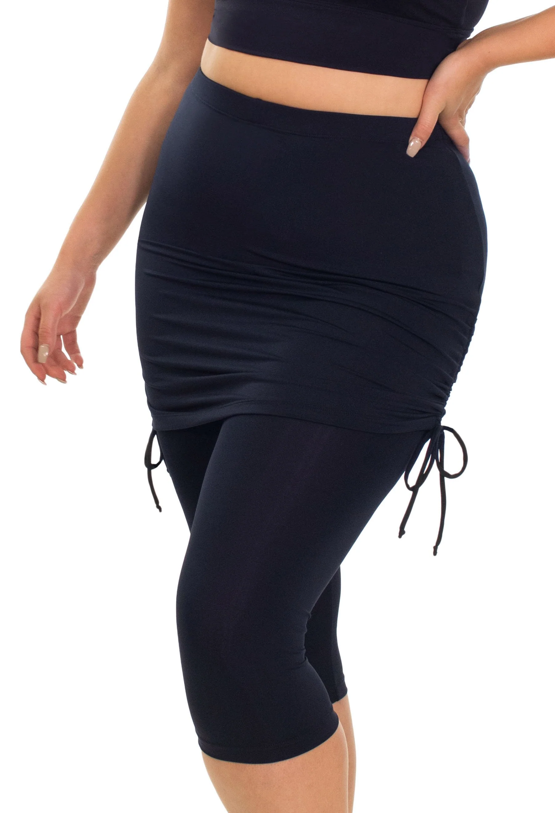 Anti Chafing Swim Tights with Skirt - Image 2