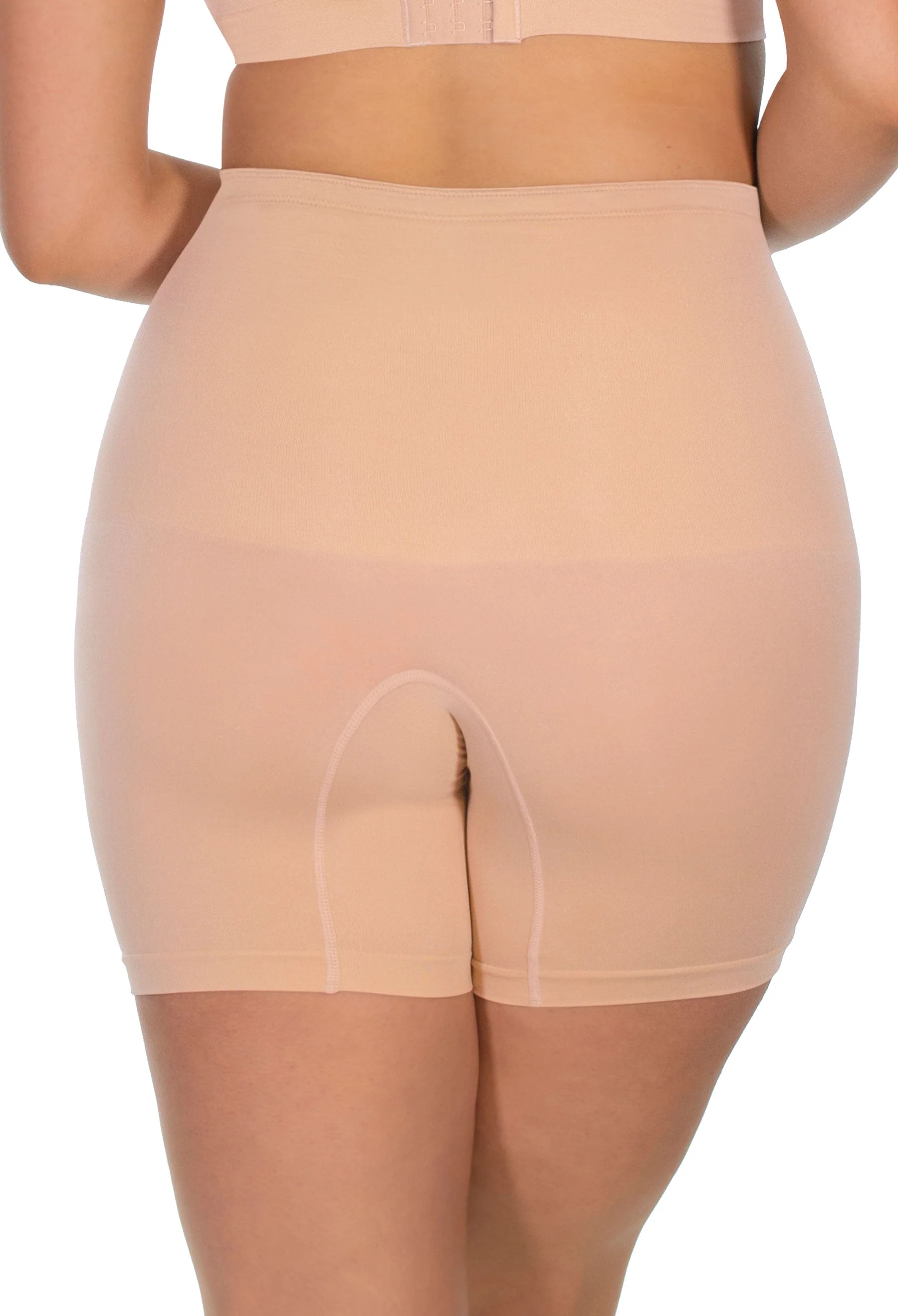 Targeted Tummy Control Stay-Up Shorts | Silicone Band - Image 3