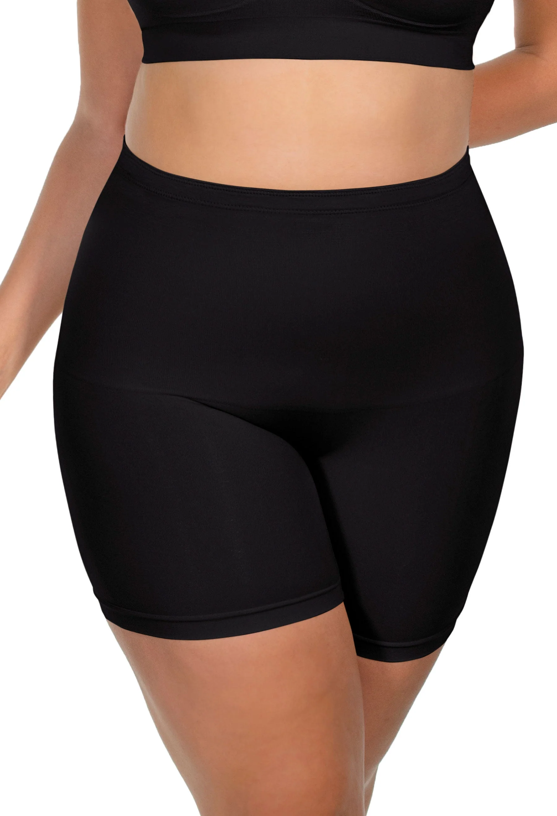 Targeted Tummy Control Stay-Up Shorts | Silicone Band - Image 7