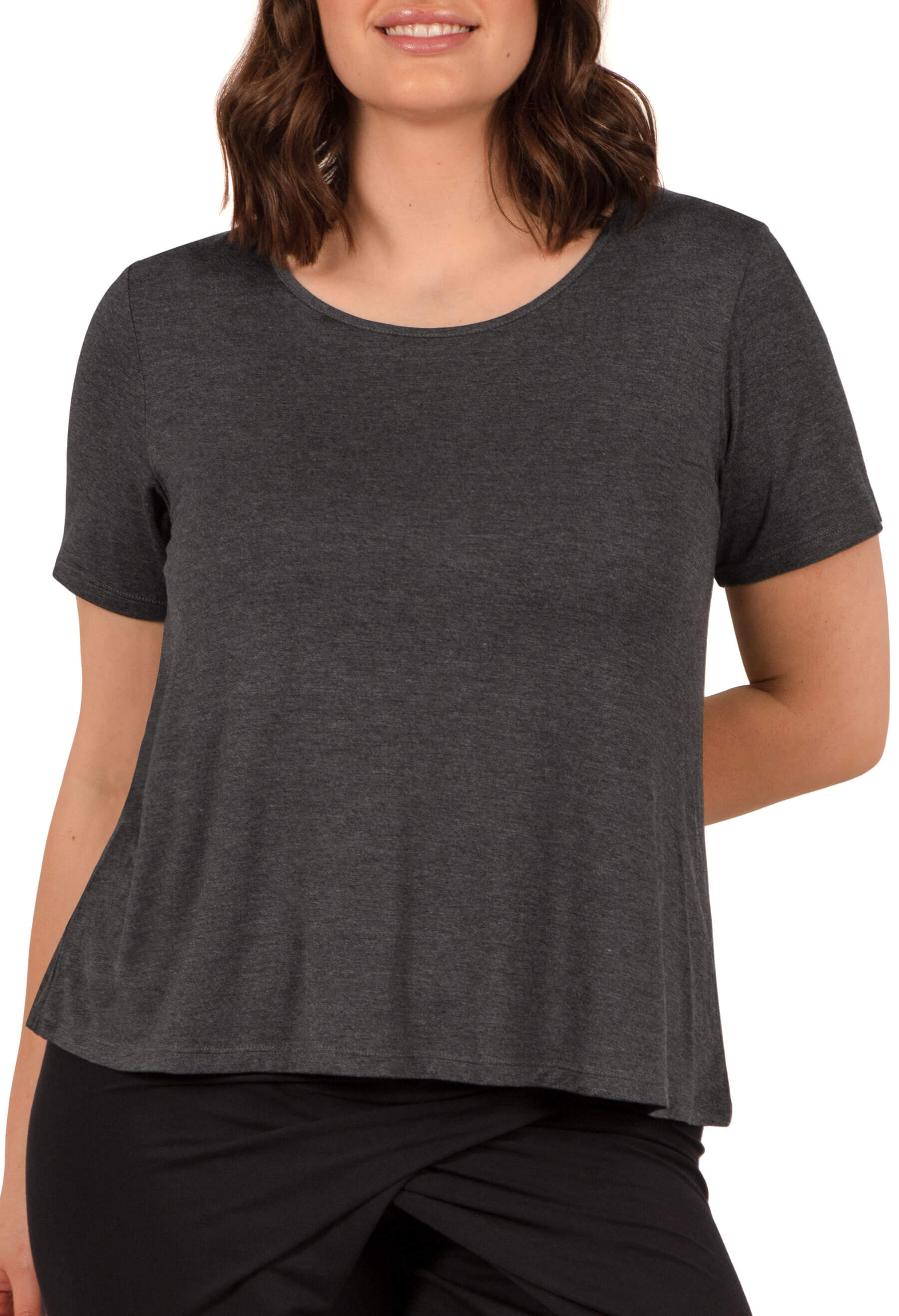 Bamboo Loose Fit Tummy-Flattering Tee - 3 PACK - Image 5