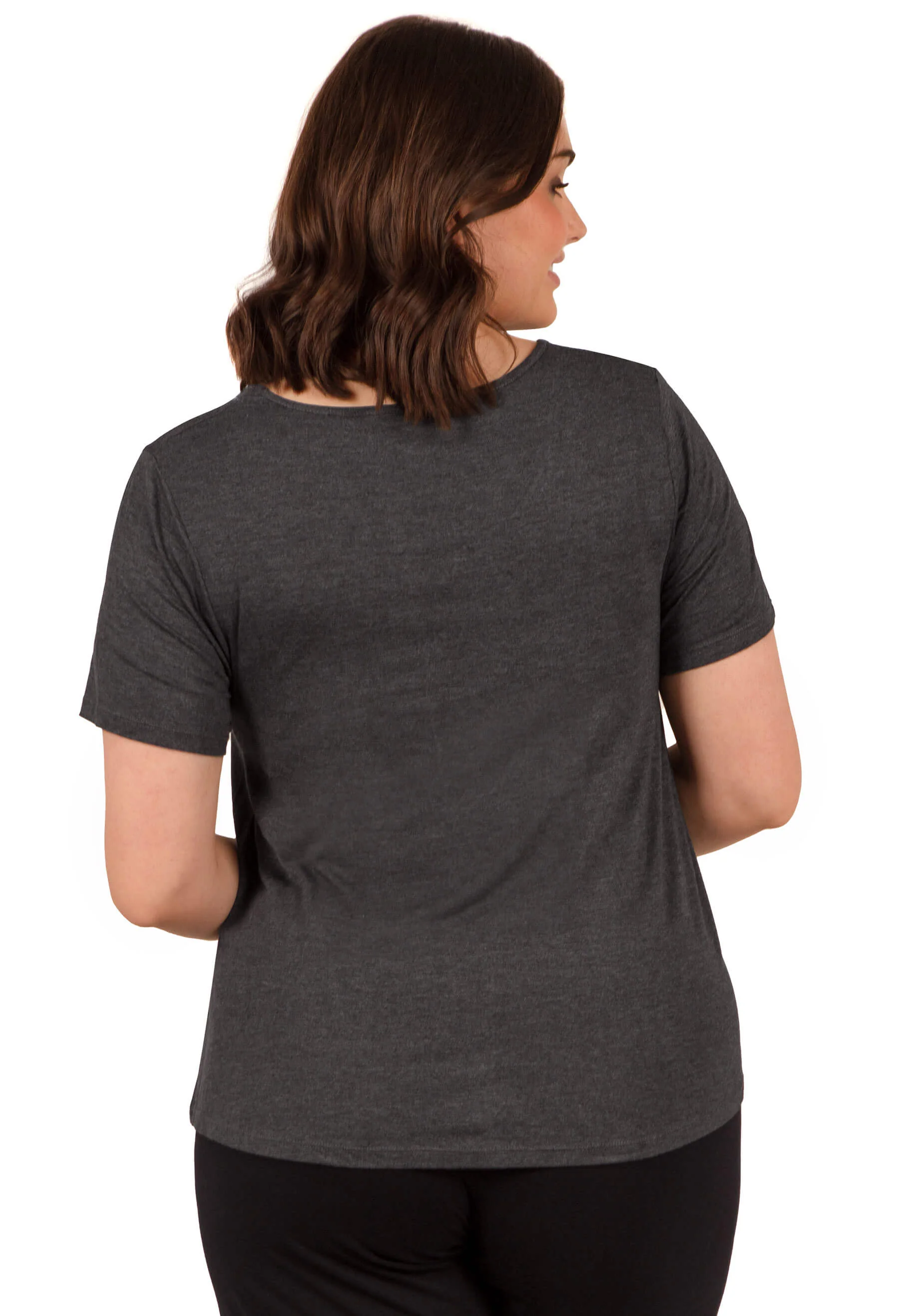 Bamboo Loose Fit Tummy-Flattering Tee - 3 PACK - Image 7