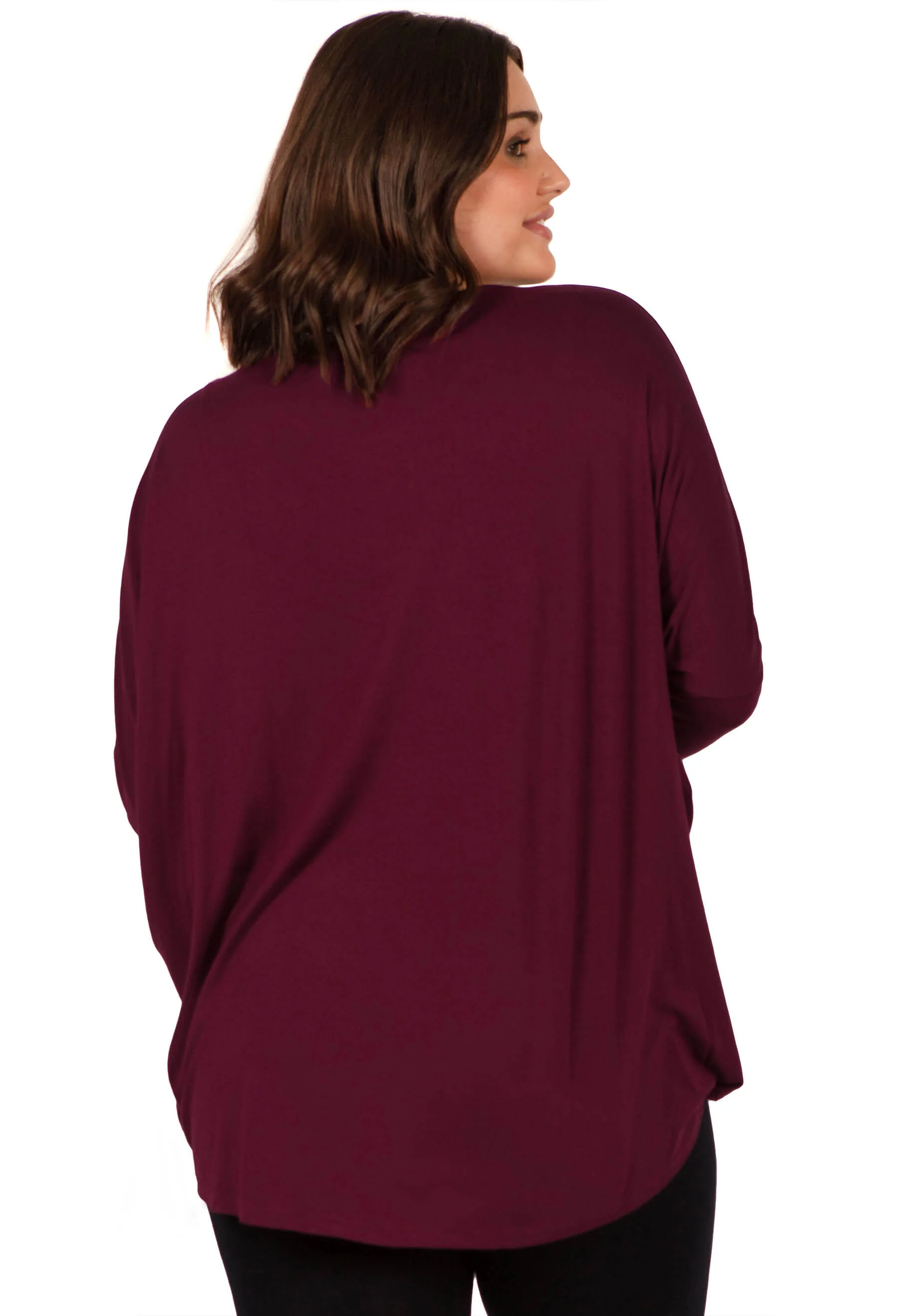 Bamboo Boat Neck Long Sleeve Top - 2 PACK - Image 8