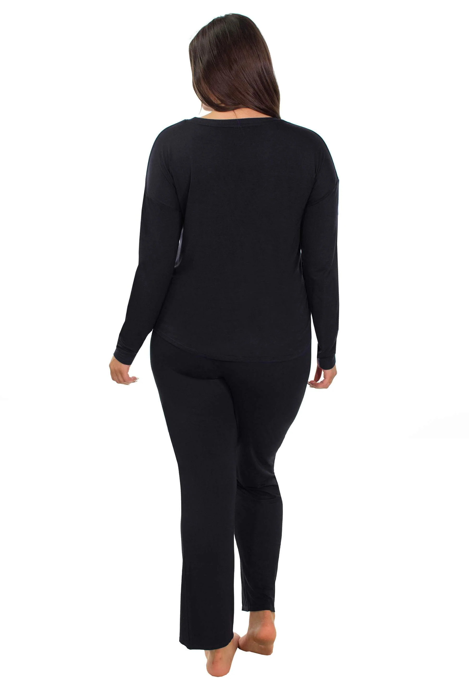 Bamboo Long Sleeve Pyjama Set - Image 3