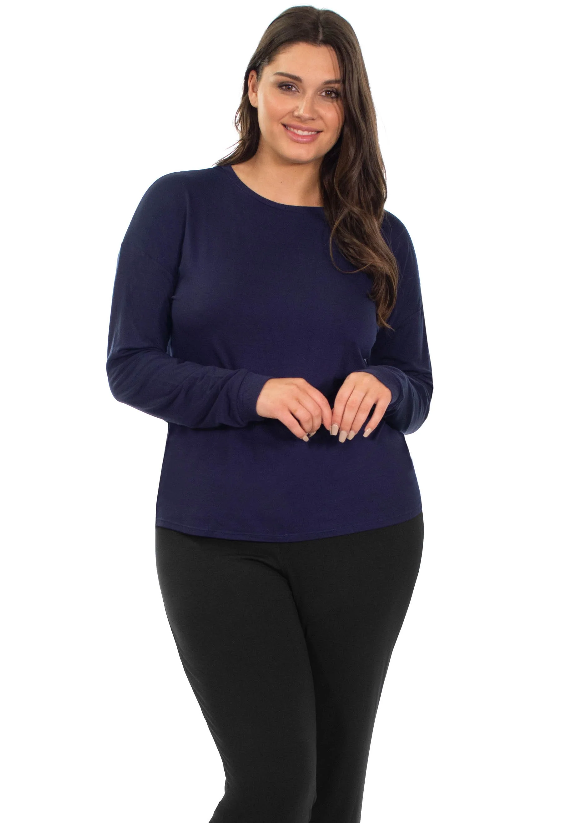 Bamboo Long Sleeve Pyjama Top - Image 4