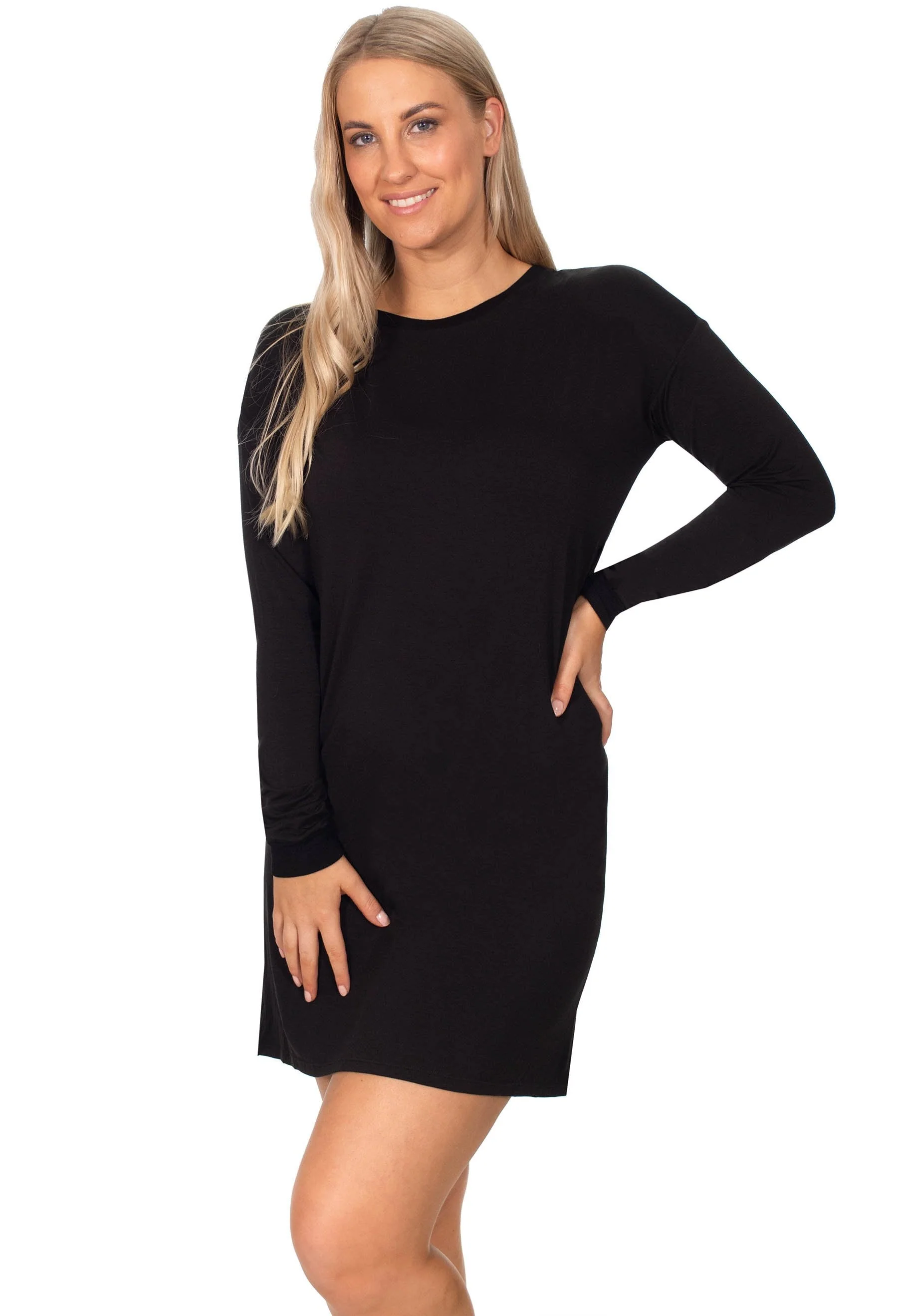 Bamboo Night Dress | Long Sleeves - Image 3