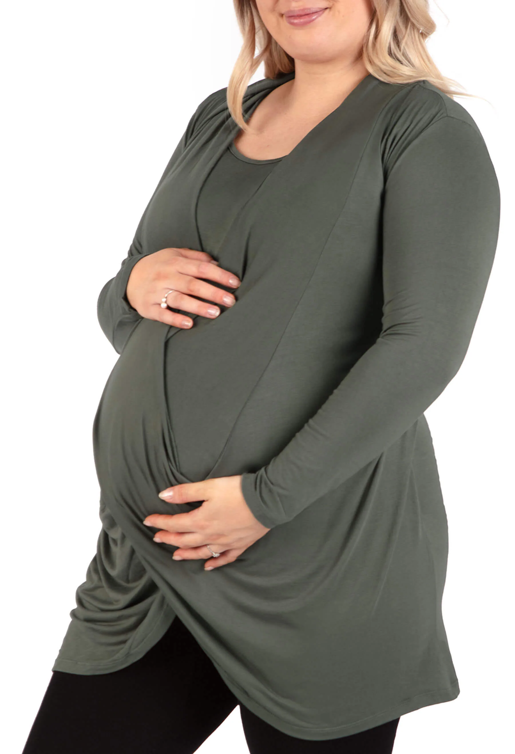 Bamboo Maternity & Easy Nursing Hospital Gown - Image 15