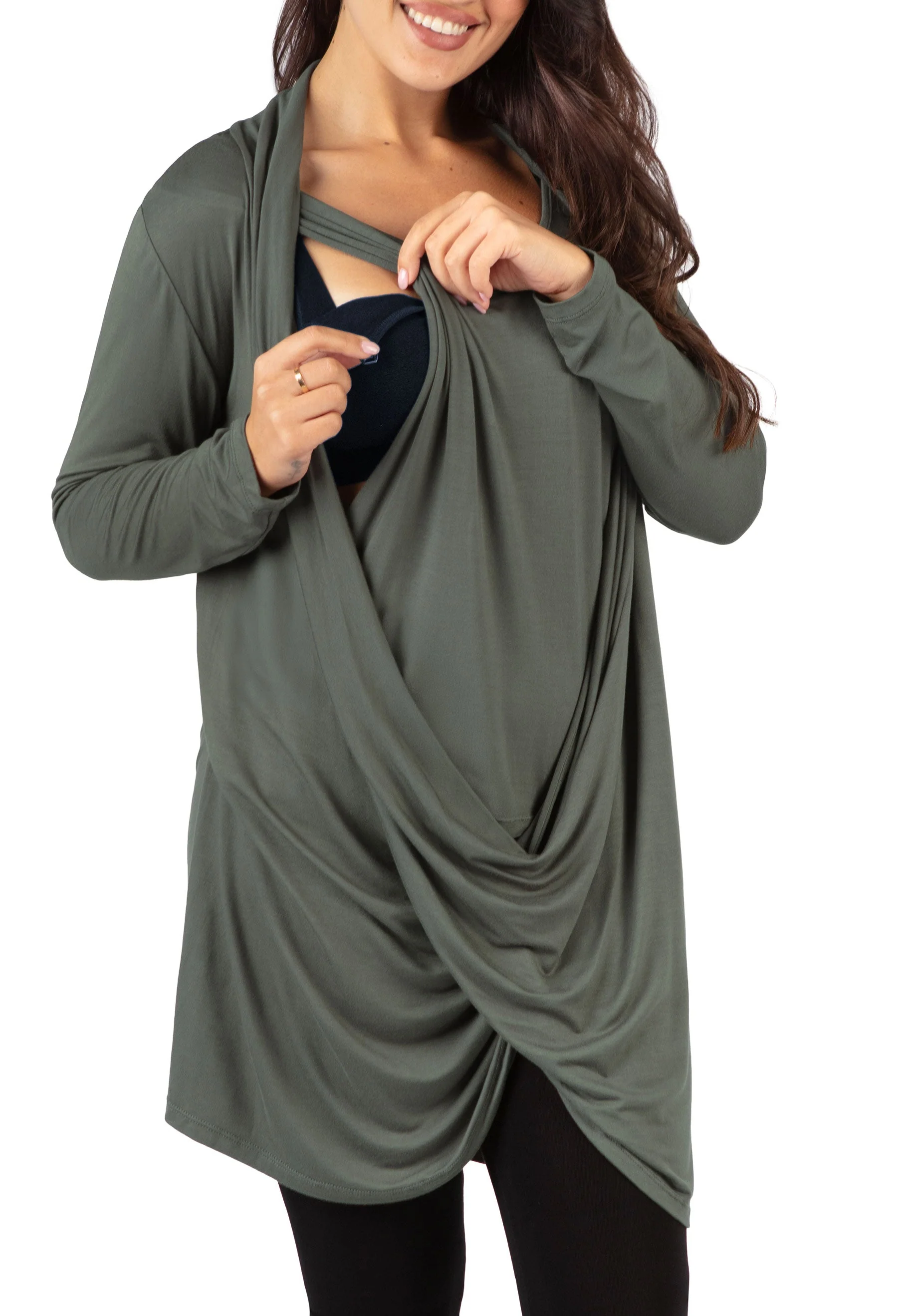 Bamboo Maternity & Easy Nursing Hospital Gown - Image 17