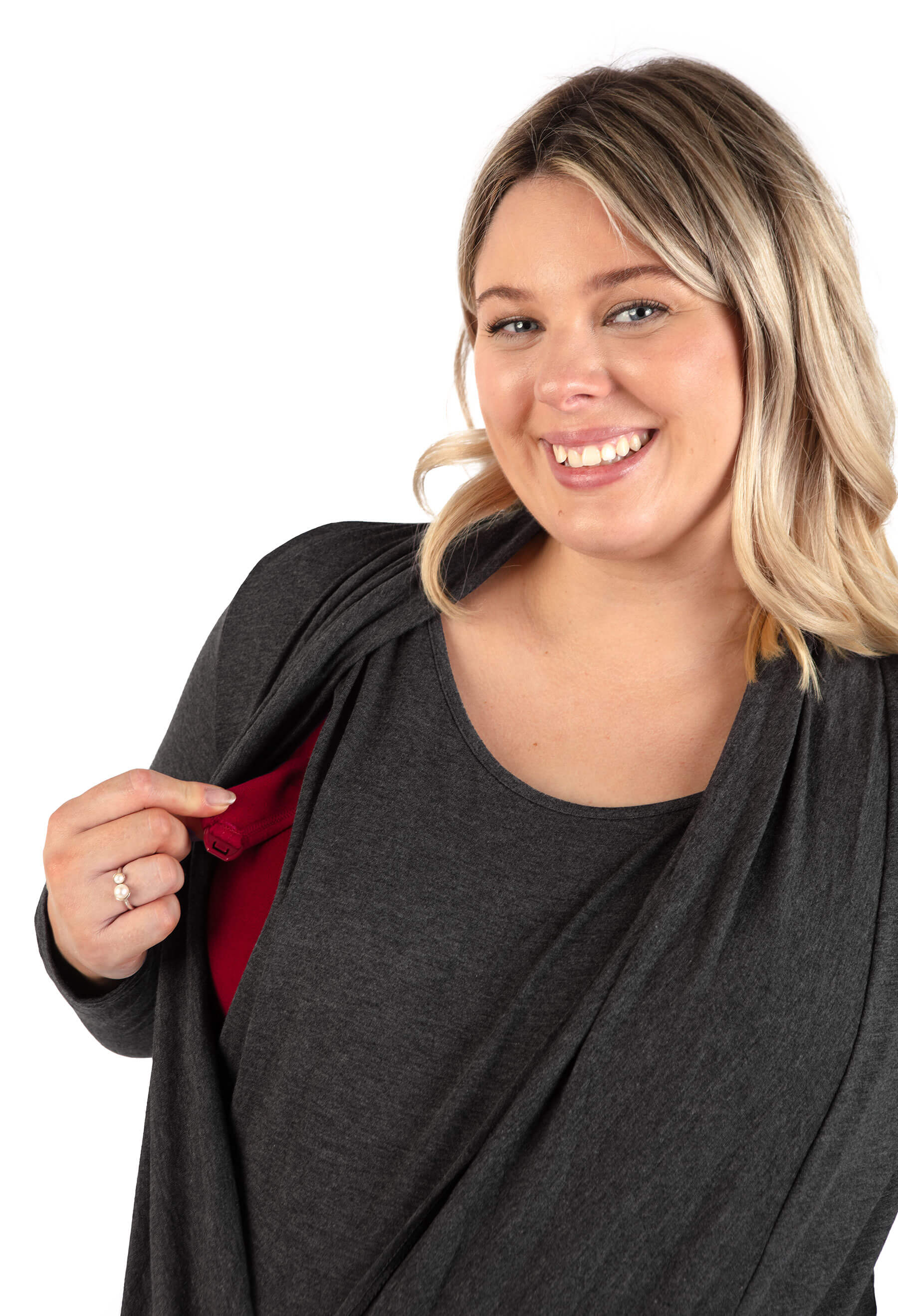 Bamboo Maternity & Easy Nursing Hospital Gown - 2 Pack - Image 27