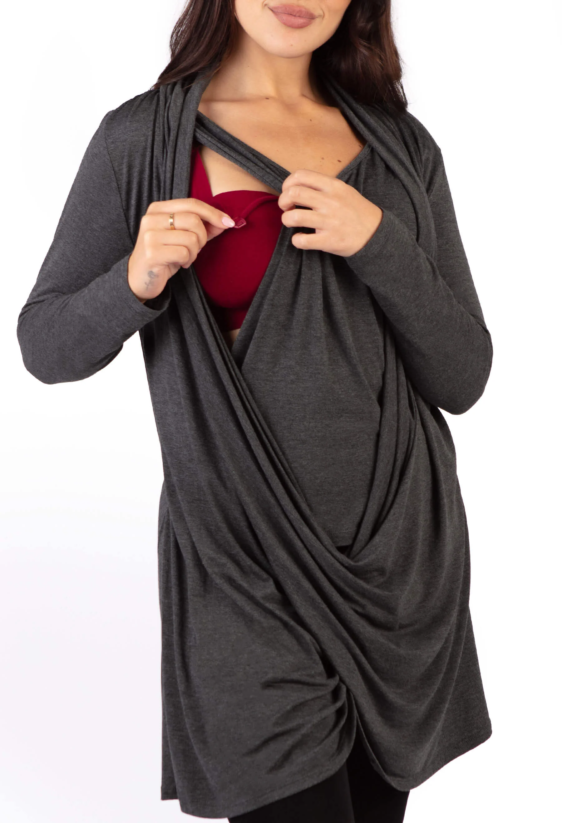 Bamboo Maternity & Easy Nursing Hospital Gown - Image 29