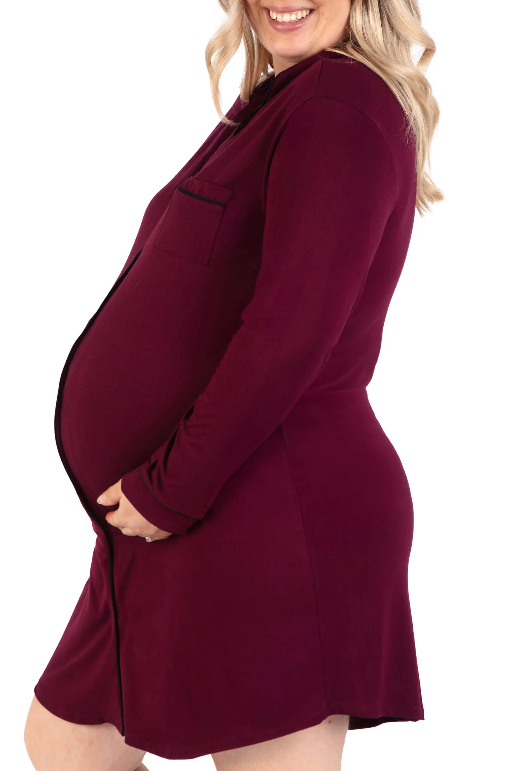 Bamboo Maternity & Nursing Birthing Hospital Gown - Image 7
