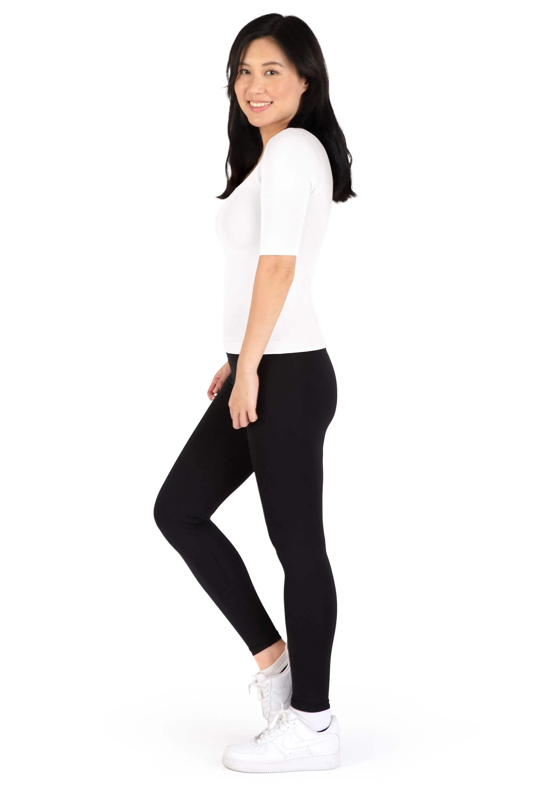 Bamboo Mid Length Sleeve Tee - Image 10