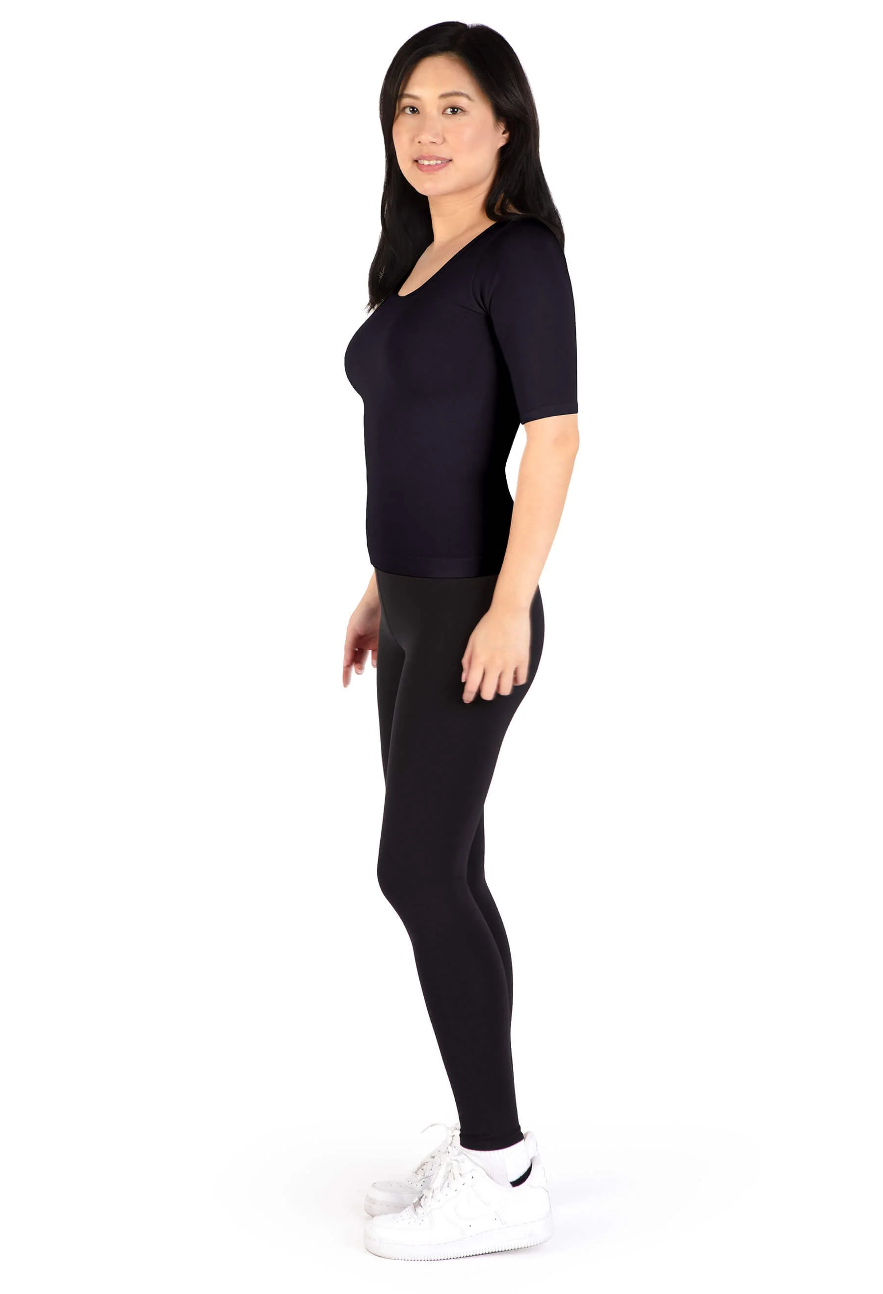 Bamboo Mid Length Sleeve Tee - Image 5