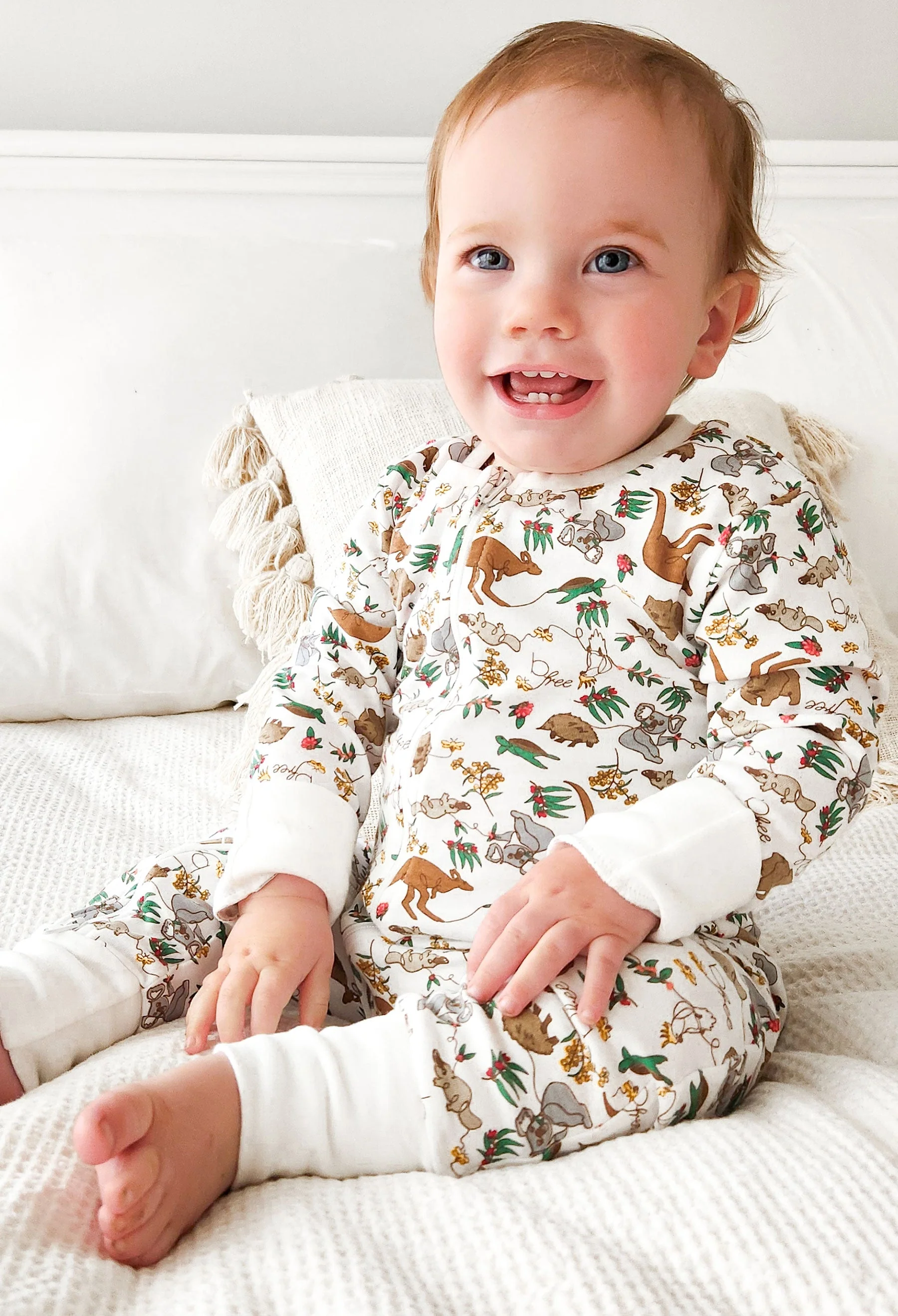 100% Organic Cotton 2-Way Zip Babysuit - Image 20