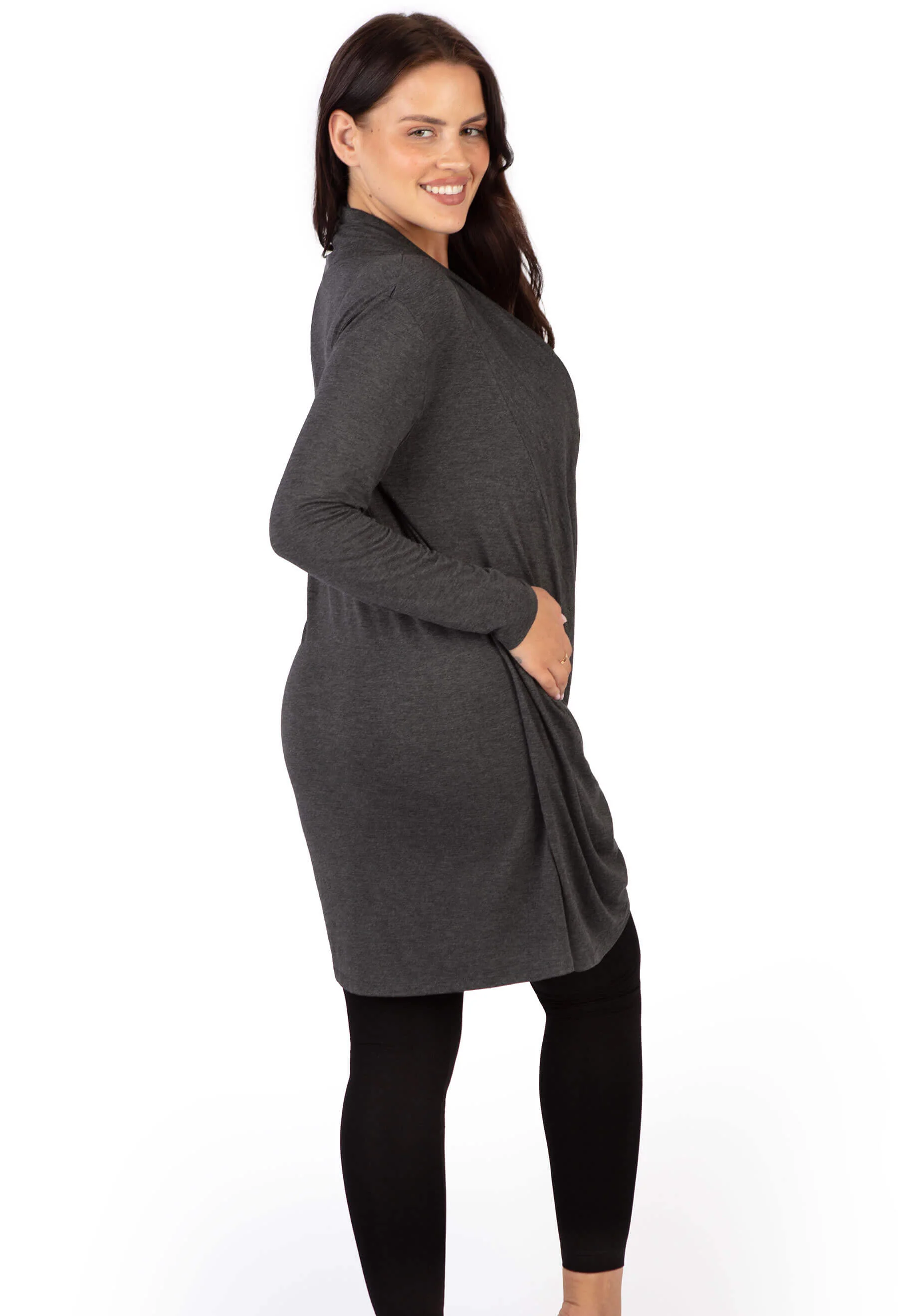 Bamboo Soft Drape Nursing Top - 2 Pack - Image 19