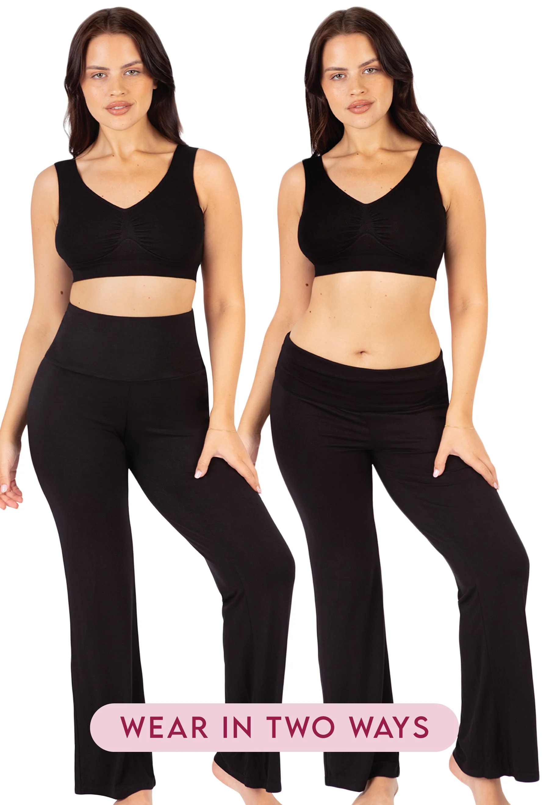 Bamboo Soft-Waist Pregnancy Pyjama Pants - Image 4
