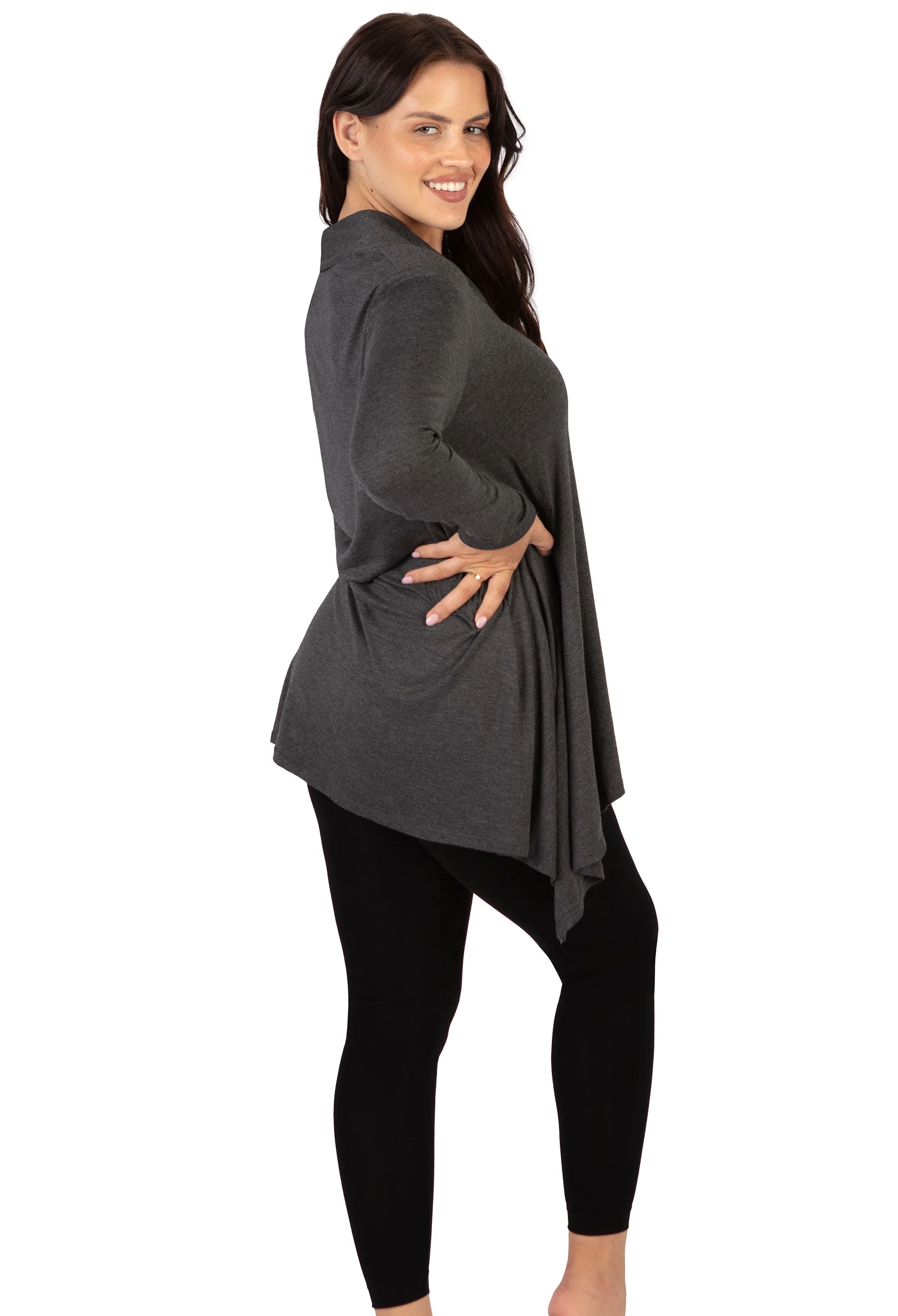 Bamboo V Neck Tunic Top - 2 Pack - Image 10