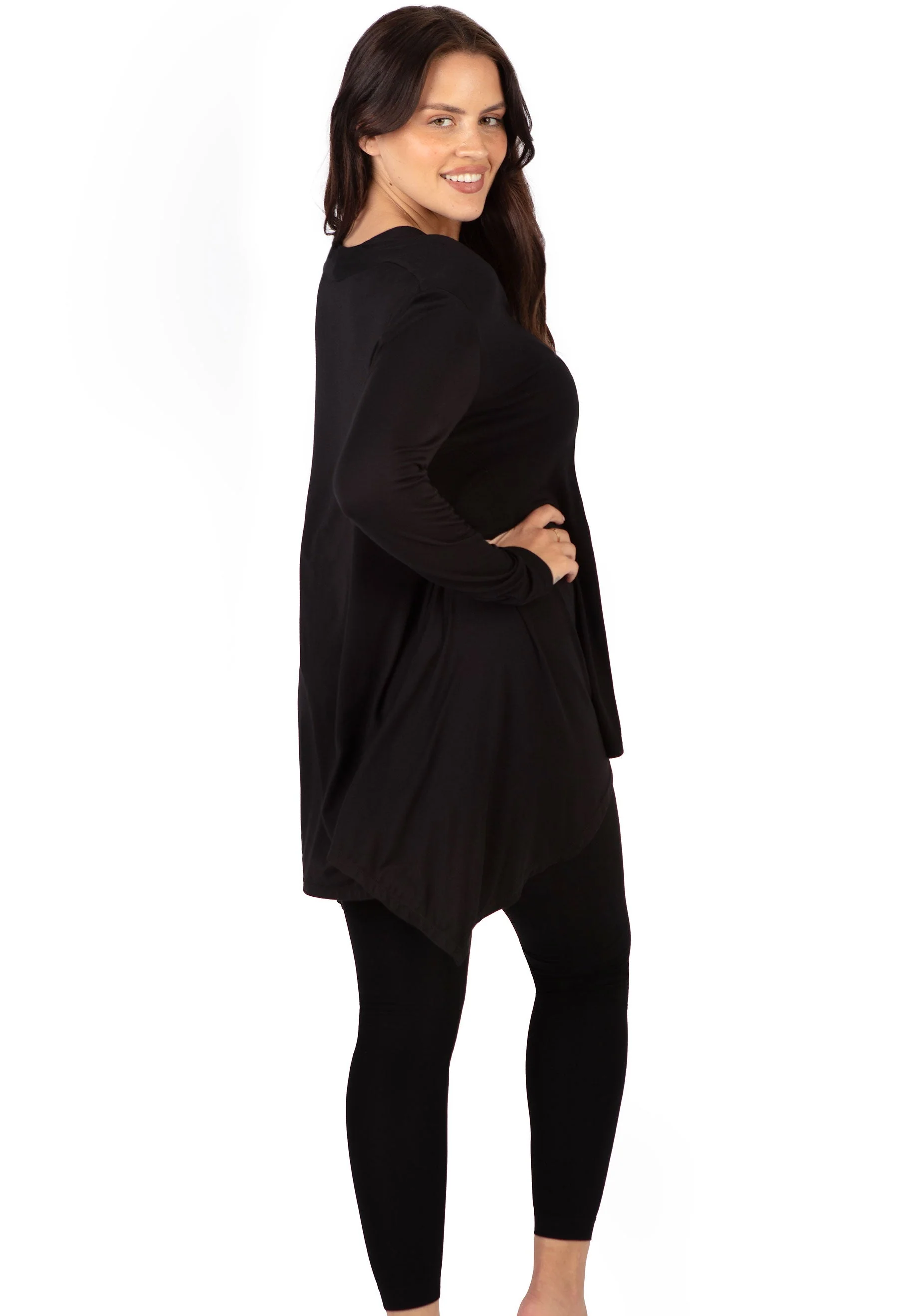 Bamboo V Neck Tunic Top - 2 Pack - Image 4