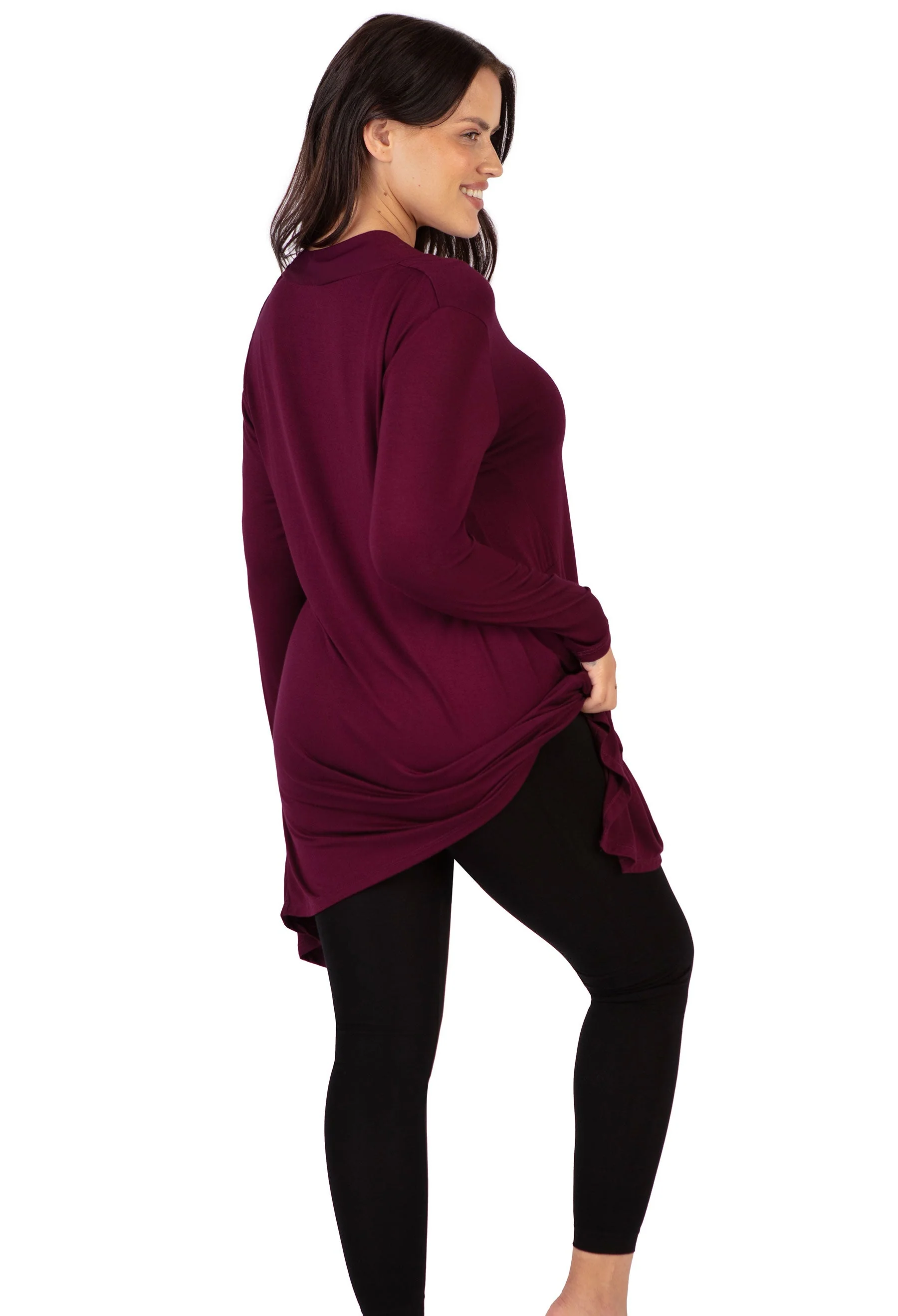 Bamboo V Neck Tunic Top - 2 Pack - Image 7
