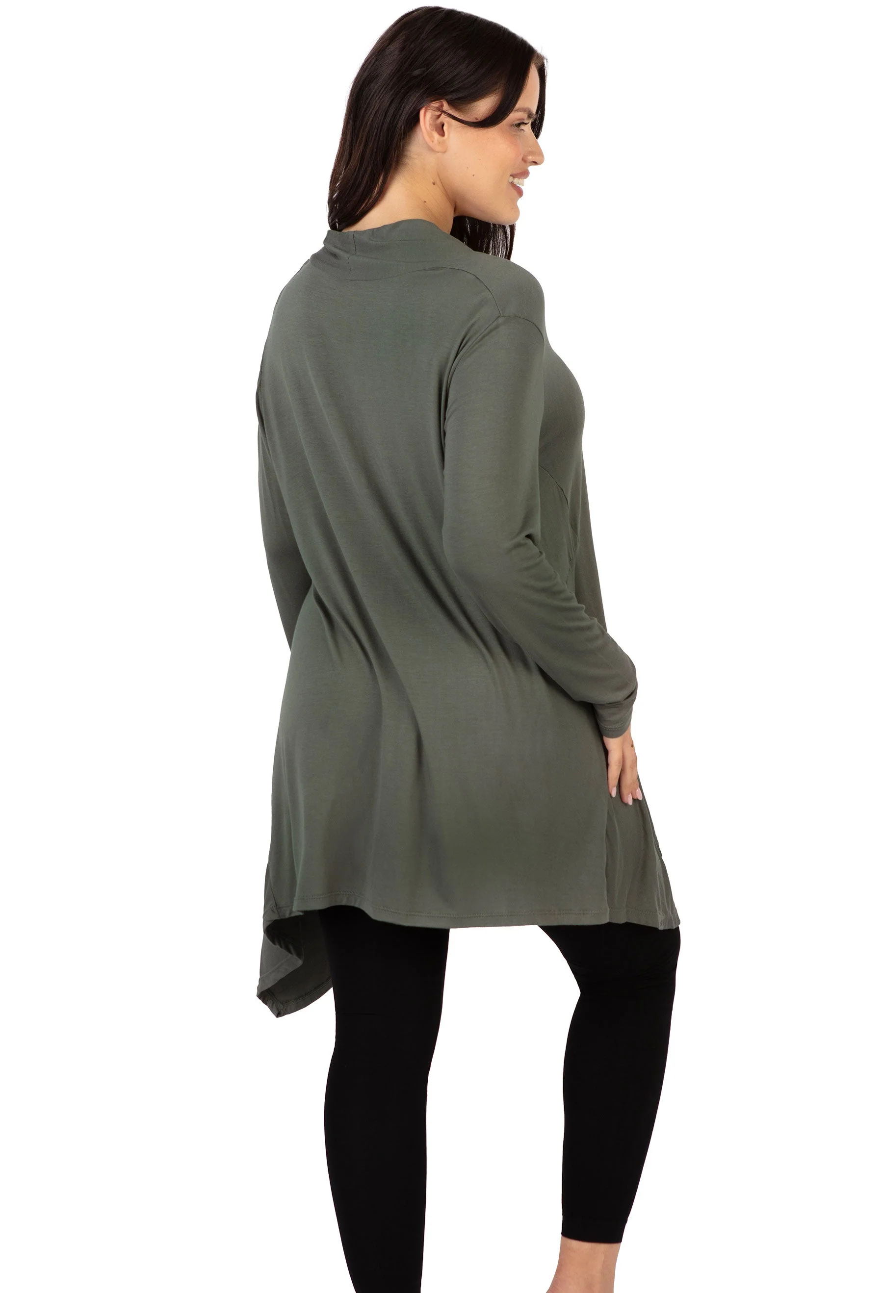 Bamboo V Neck Tunic Top - Image 8