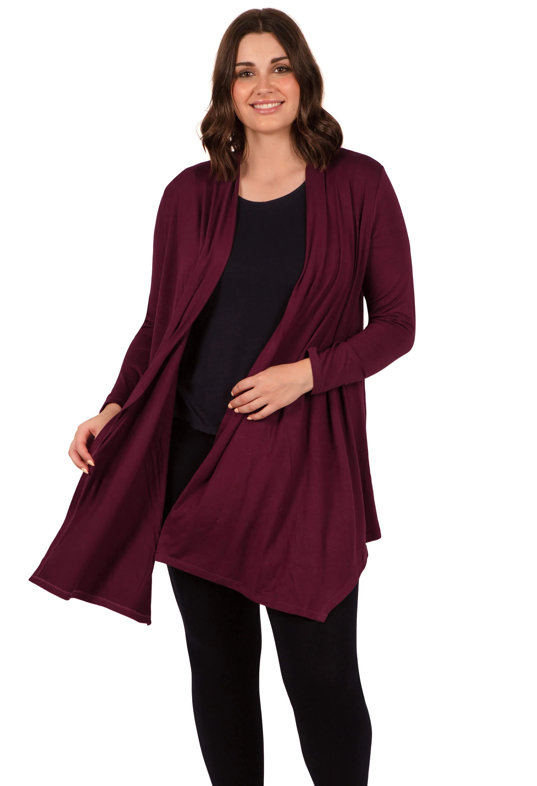Bamboo Waterfall Cardigan - 2 PACK - Image 4