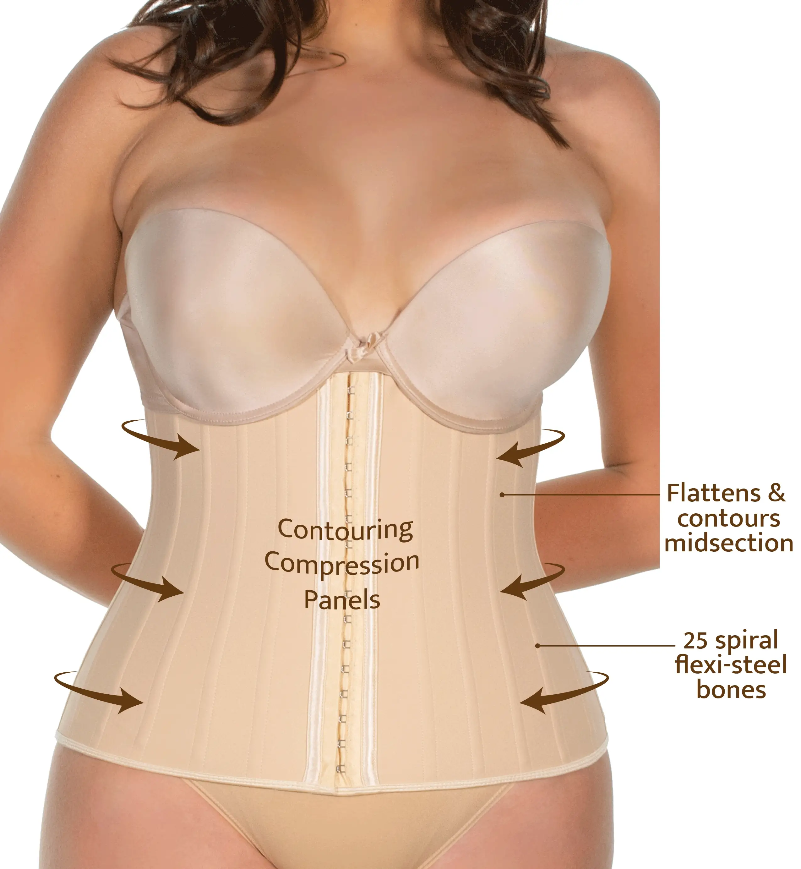 Hourglass Corset With 25 Steel Bones - Image 3