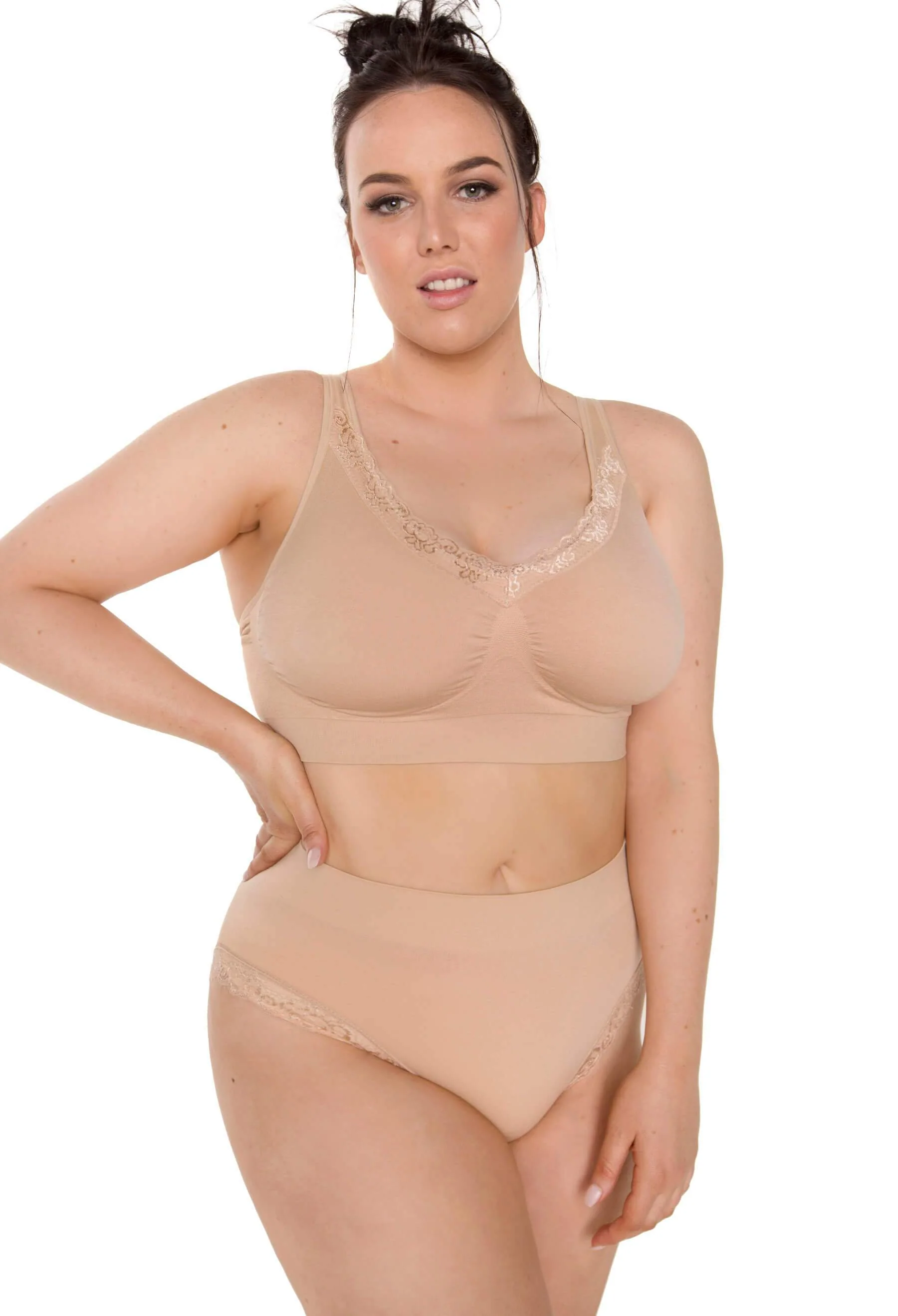 Lightweight Wire Free Travel Bra - 3 Pack - Image 17