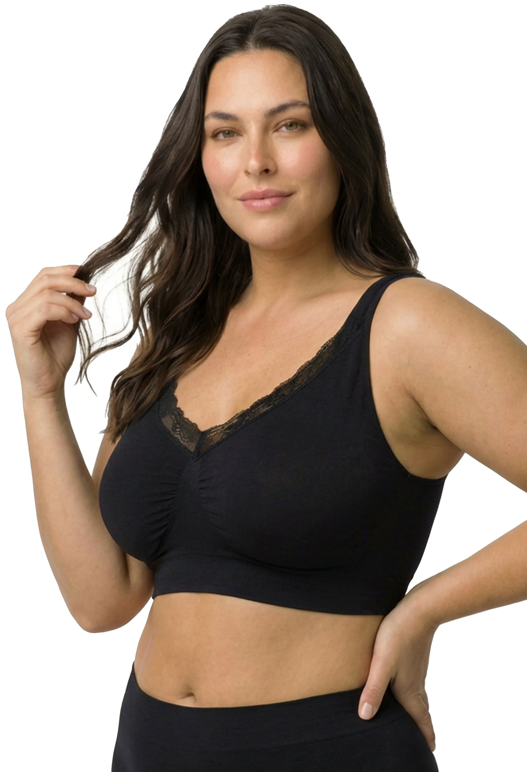 Lightweight Wire Free Travel Bra - 3 Pack - Image 4