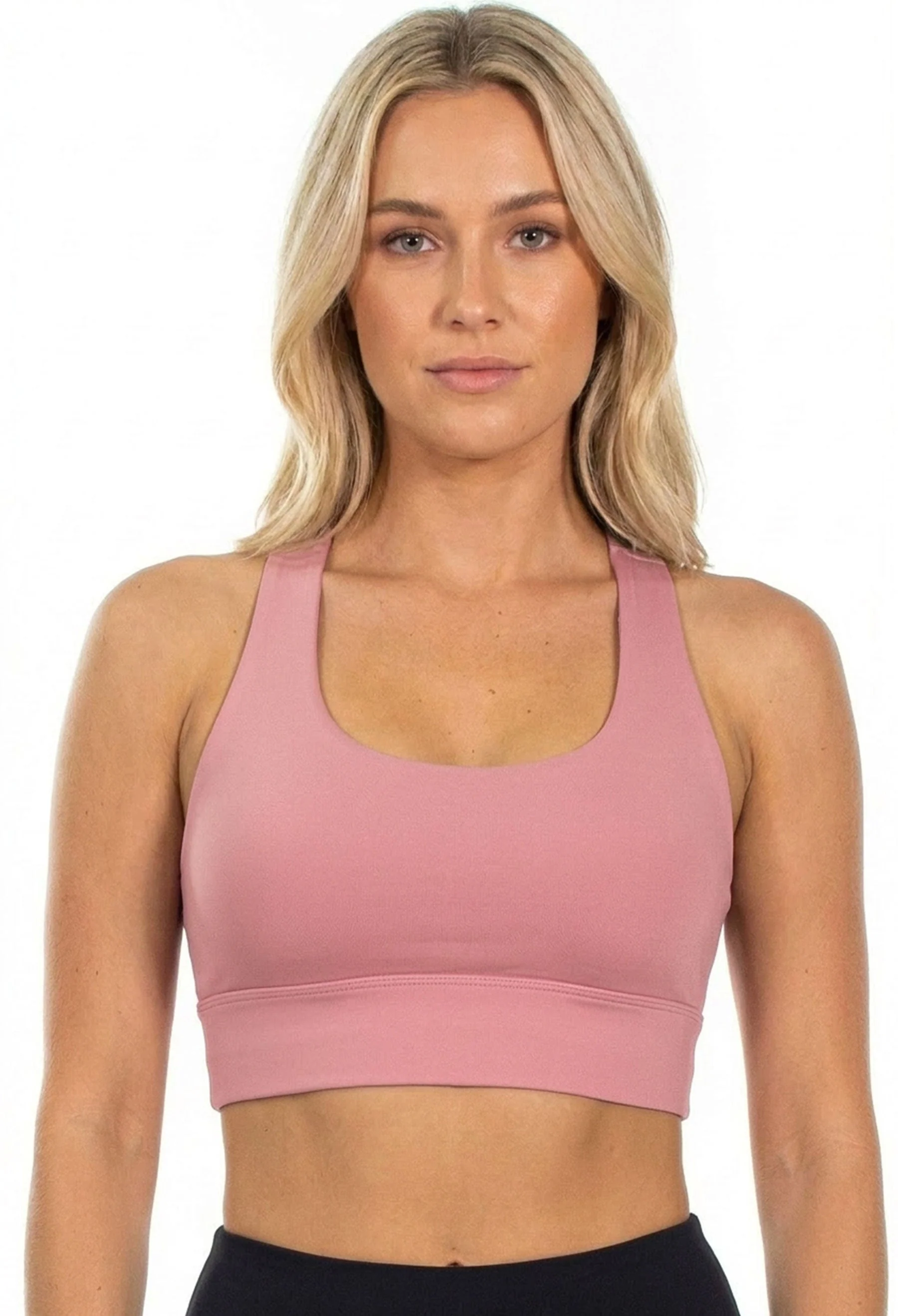 Push Up Sports Bra - Longline With Mesh Racer Back - 2 Pack - Image 13