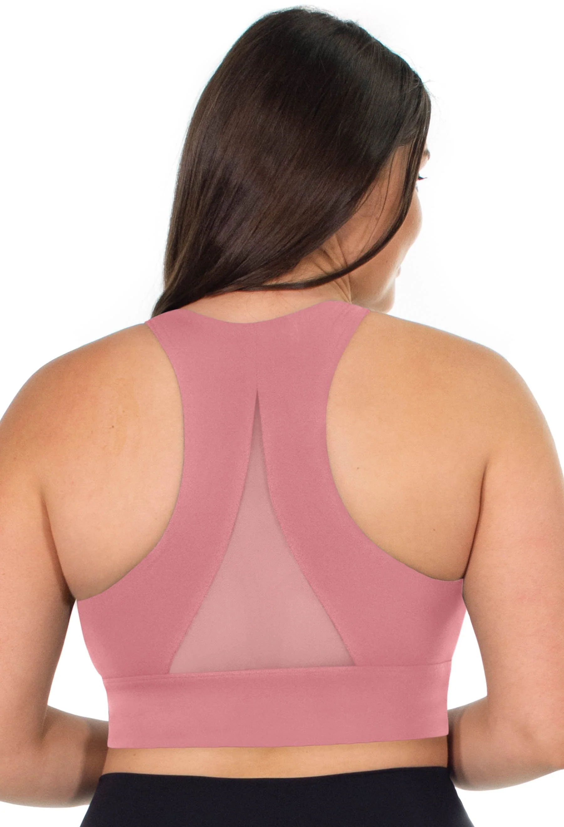 Push Up Sports Bra - Longline With Mesh Racer Back - 2 Pack - Image 17