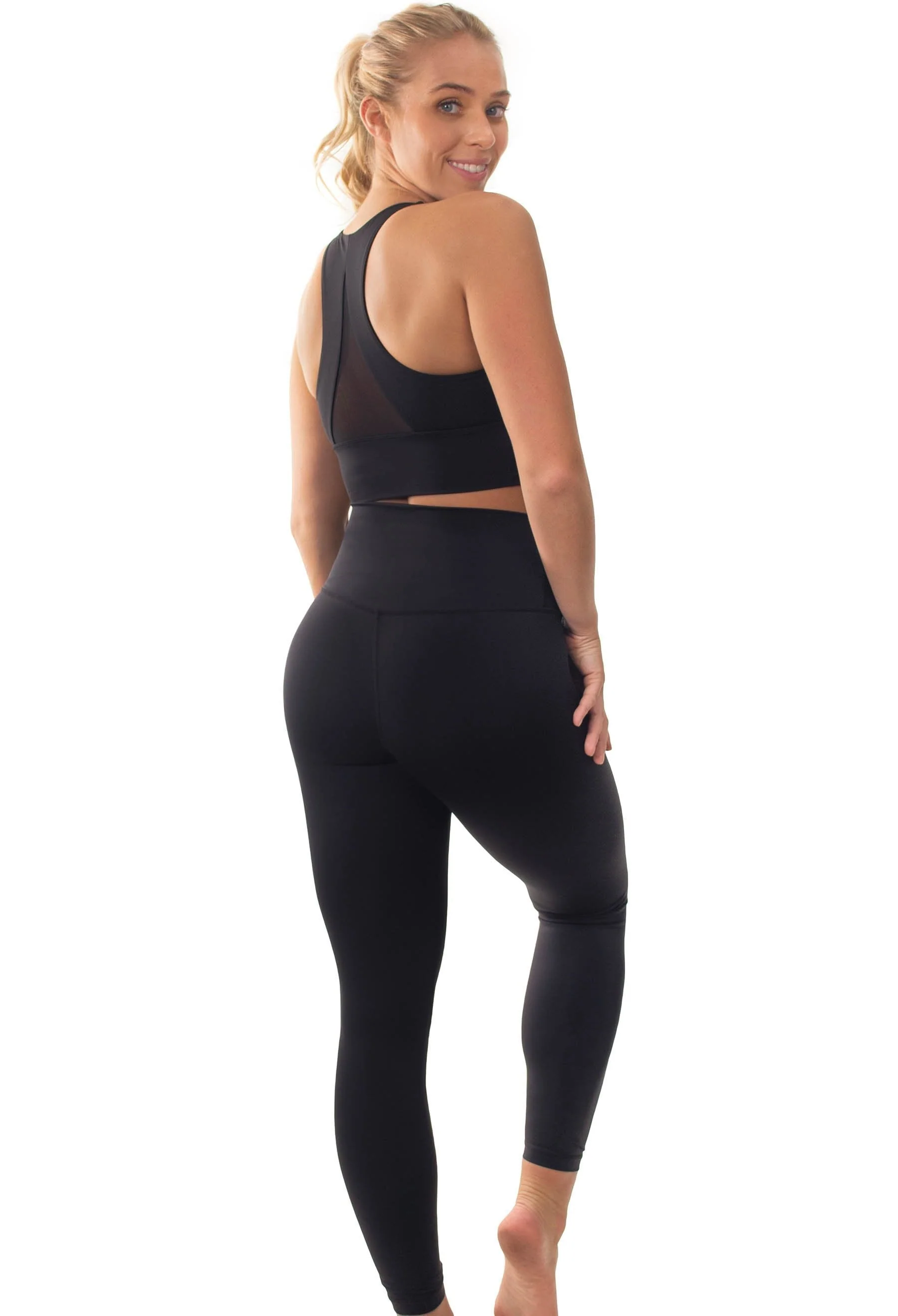Push Up Sports Bra - Longline With Mesh Racer Back - 2 Pack - Image 22