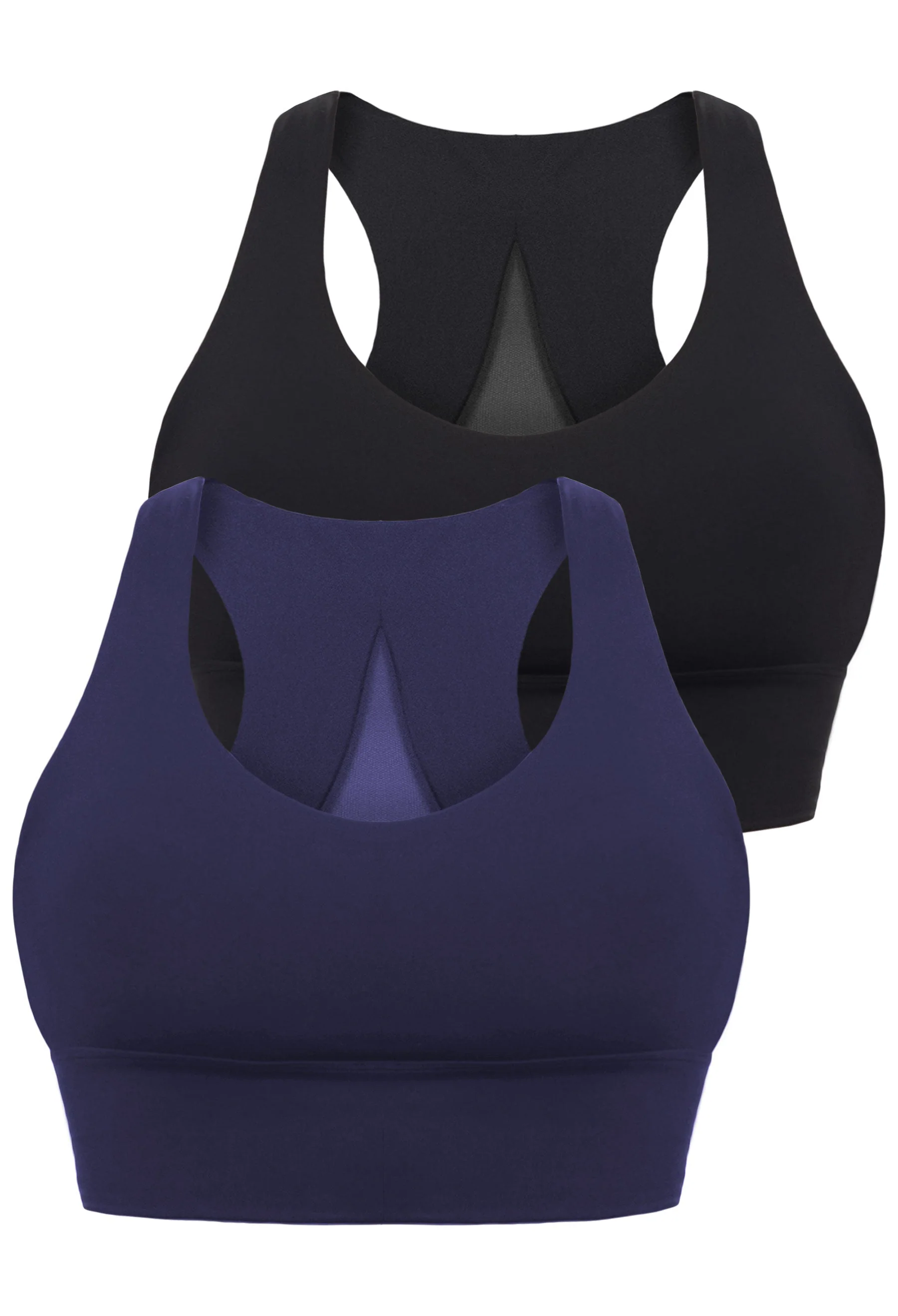 Push Up Sports Bra - Longline With Mesh Racer Back - 2 Pack - Image 27